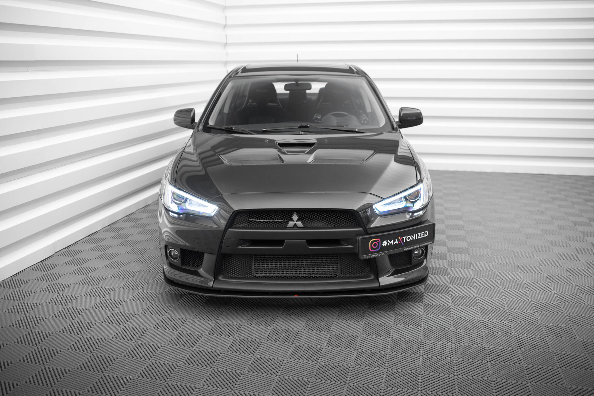 Street Pro Spoilerlippe Front Ansatz passend für Mitsubishi Lancer EVO X