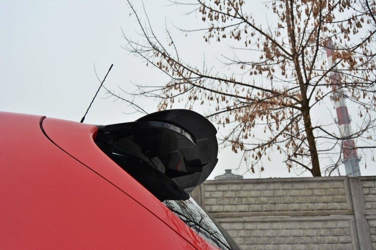 Spoiler CAP für Seat Leon MS Design Mk2 schwarz Hochglanz