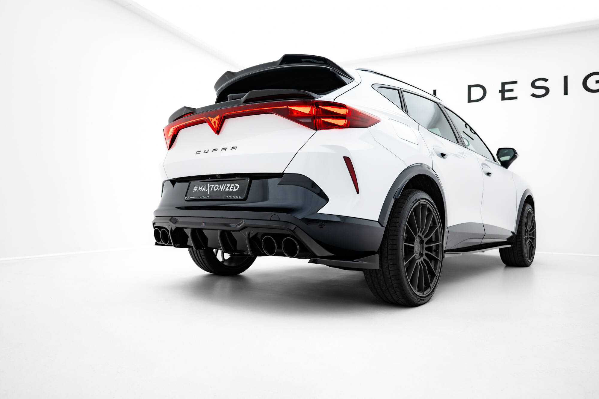 Heckansatz Diffusor + Endrohre passend für CUPRA Formentor Mk1 FL