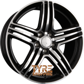 2DRV by WHEELWORLD WH12 Schwarz Hochglanz Poliert (SP+) Einteilig 20 Zoll