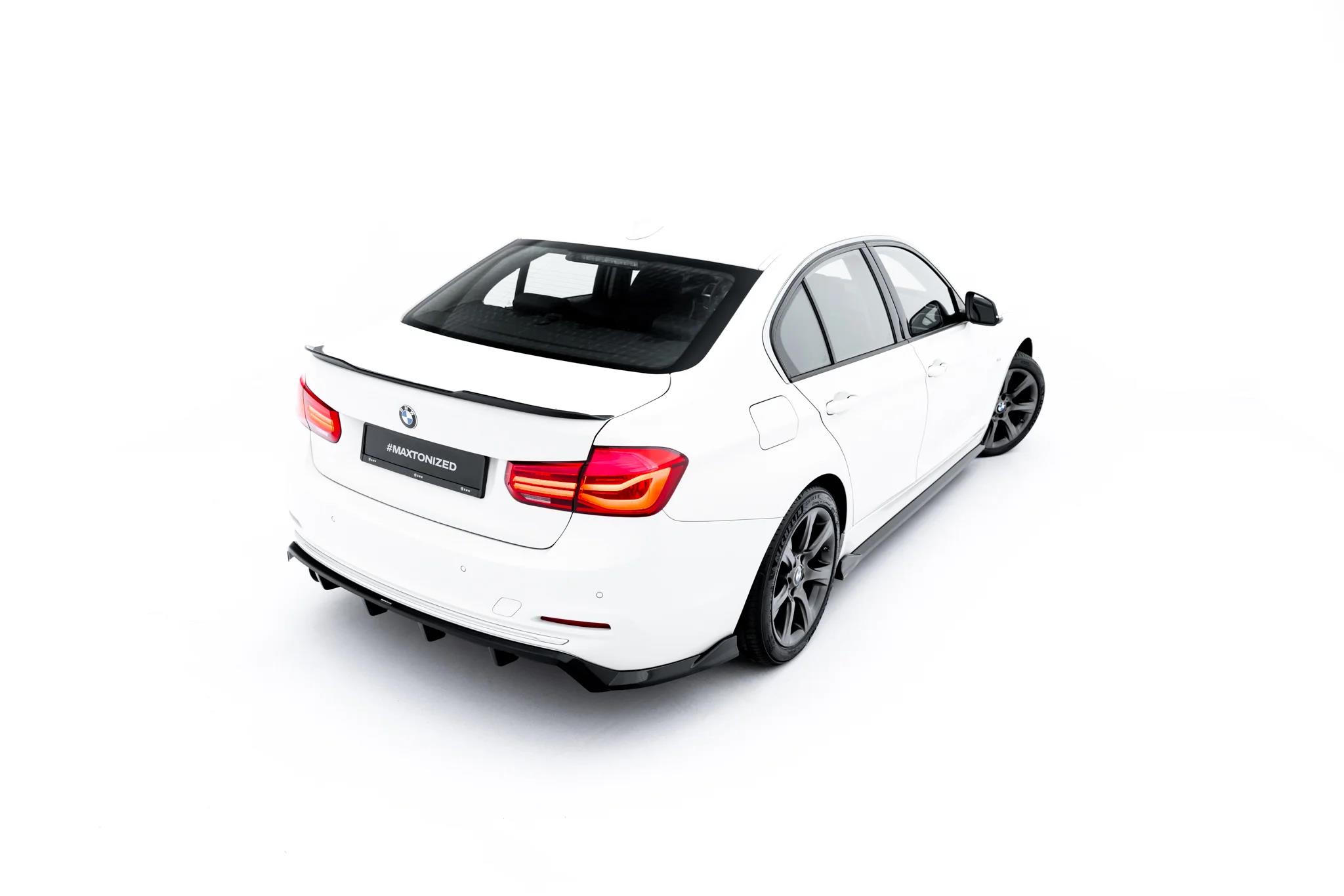 Heckspoiler Lippe passend für BMW 3er Sportline Limousine F30 schwarz Hochglanz