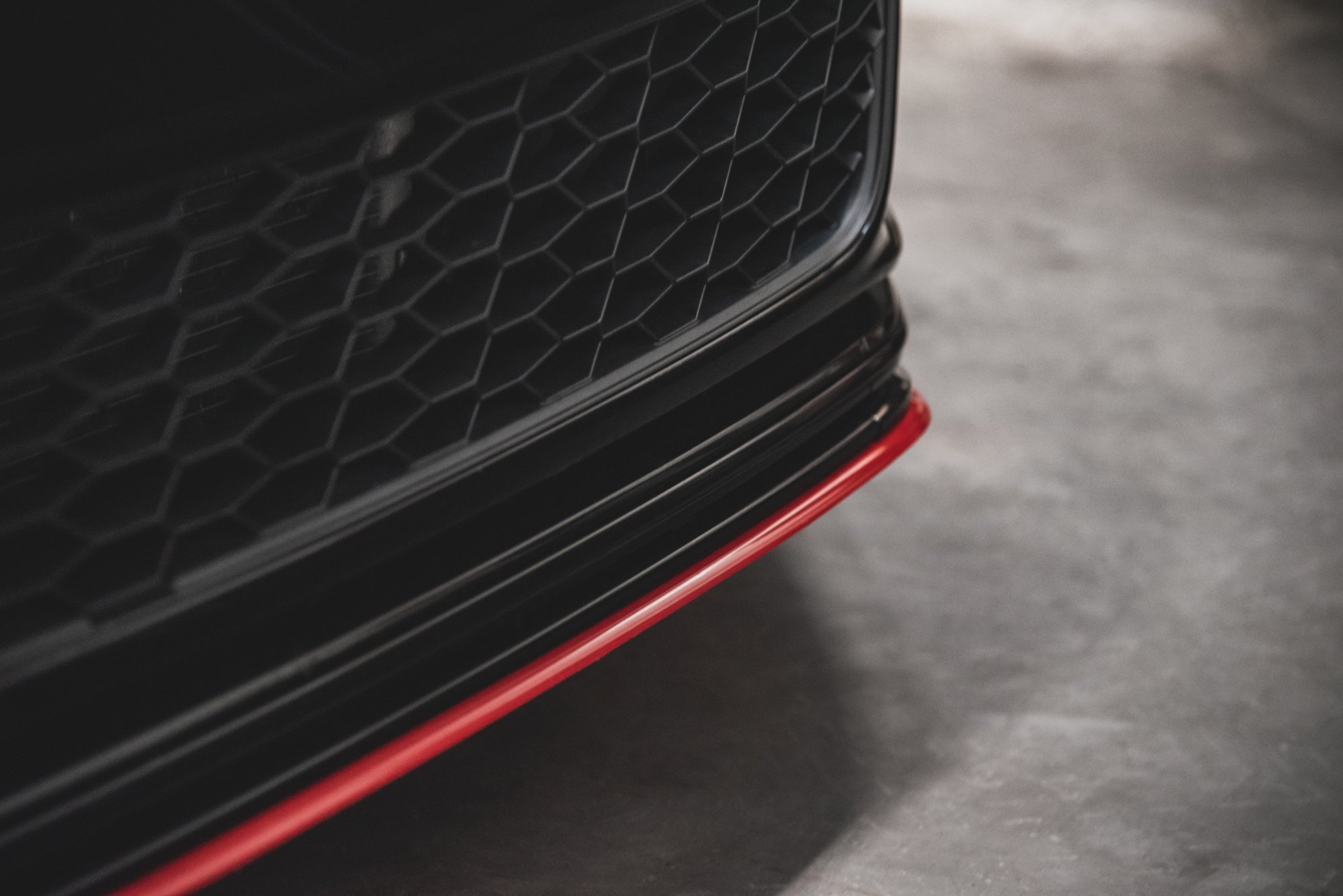 Front Ansatz für VW Golf 7 GTI TCR schwarz Hochglanz