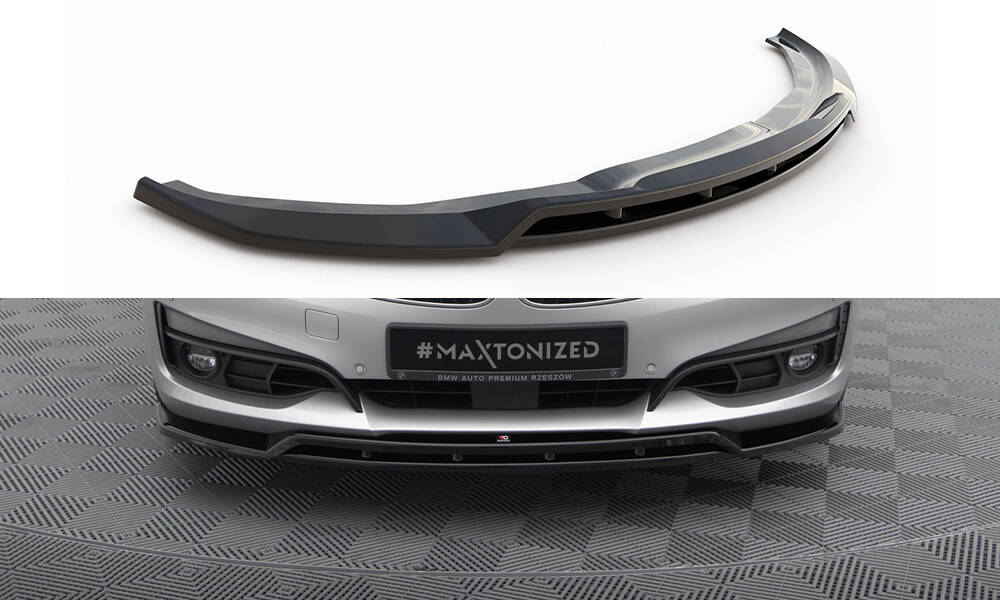 Street+ Spoilerlippe Front Ansatz passend für BMW 3er GT F34 schwarz Hochglanz
