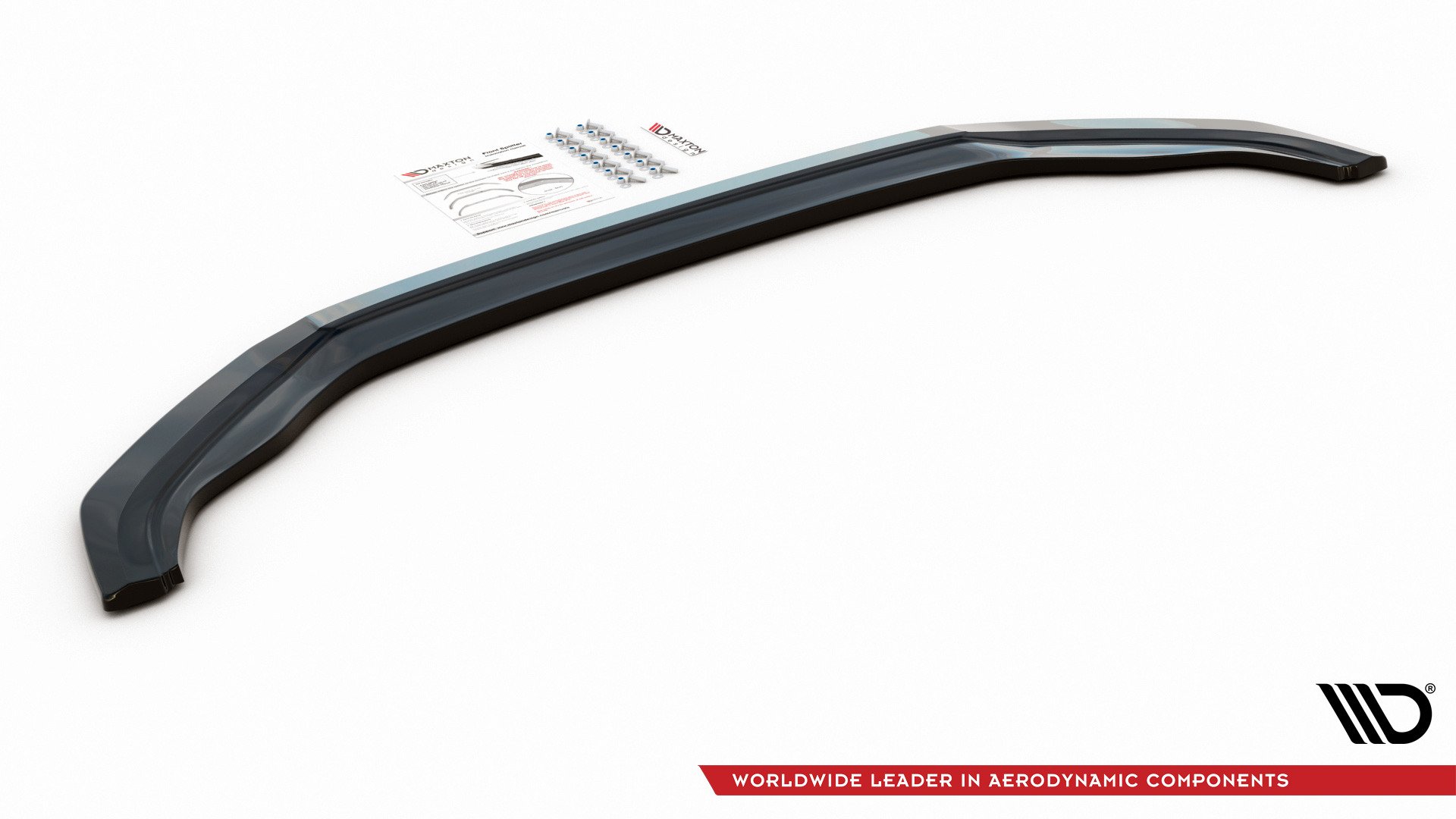 Front Ansatz V.2 für VW Golf GTI / GTD Mk7 schwarz Hochglanz