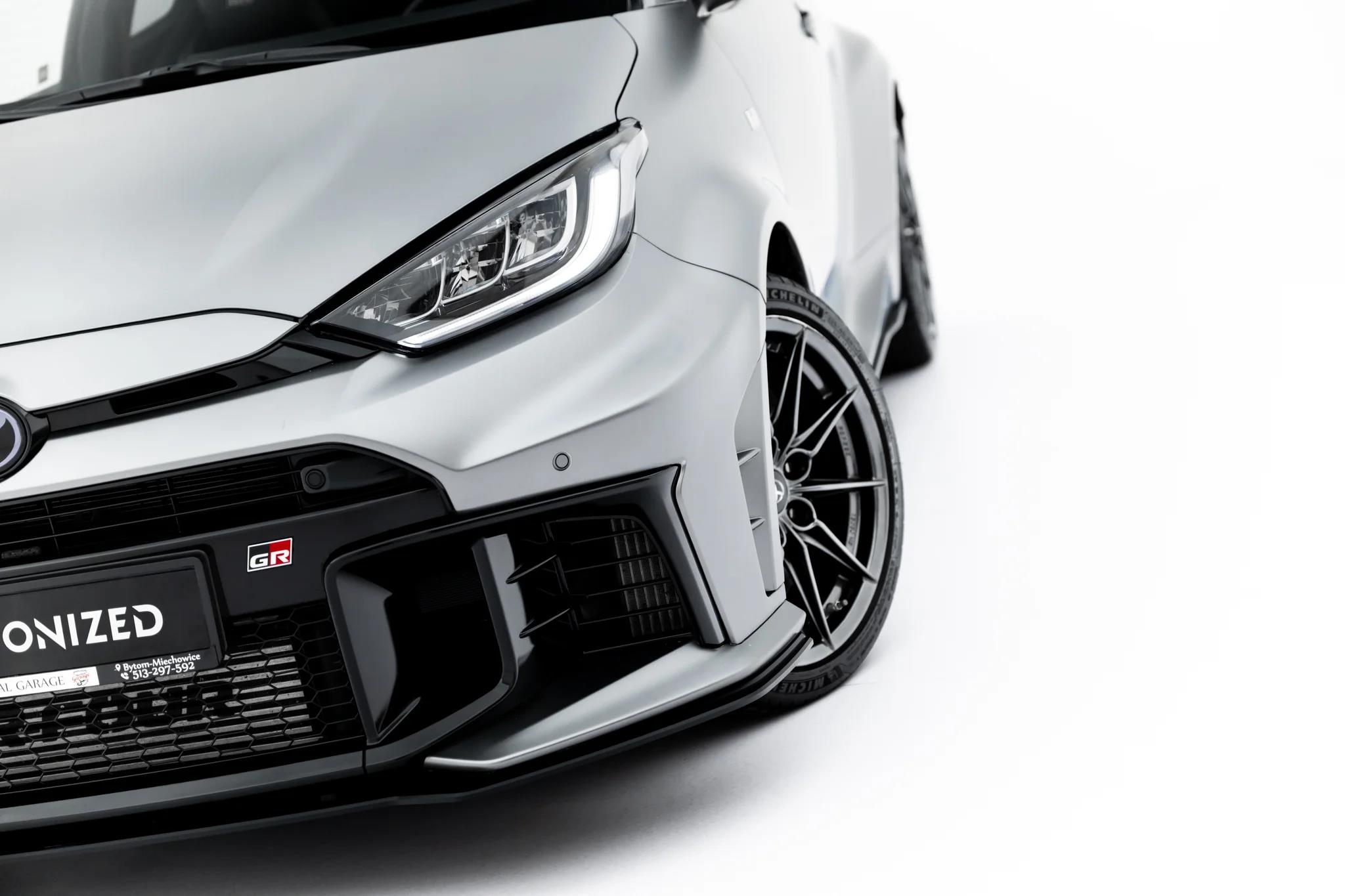 Frontlippe passend für Toyota GR Yaris Mk4 Facelift schwarz matt