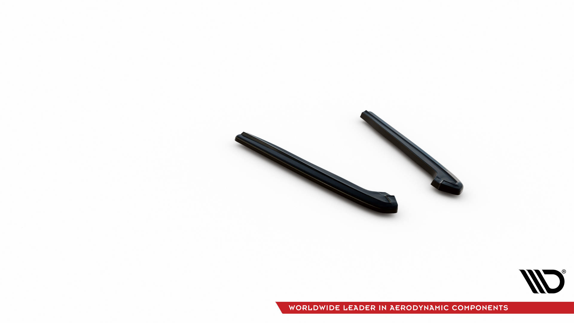 Street+ Heck Ansatz Flaps passend für Ford Mustang Mk5 FL schwarz Hochglanz