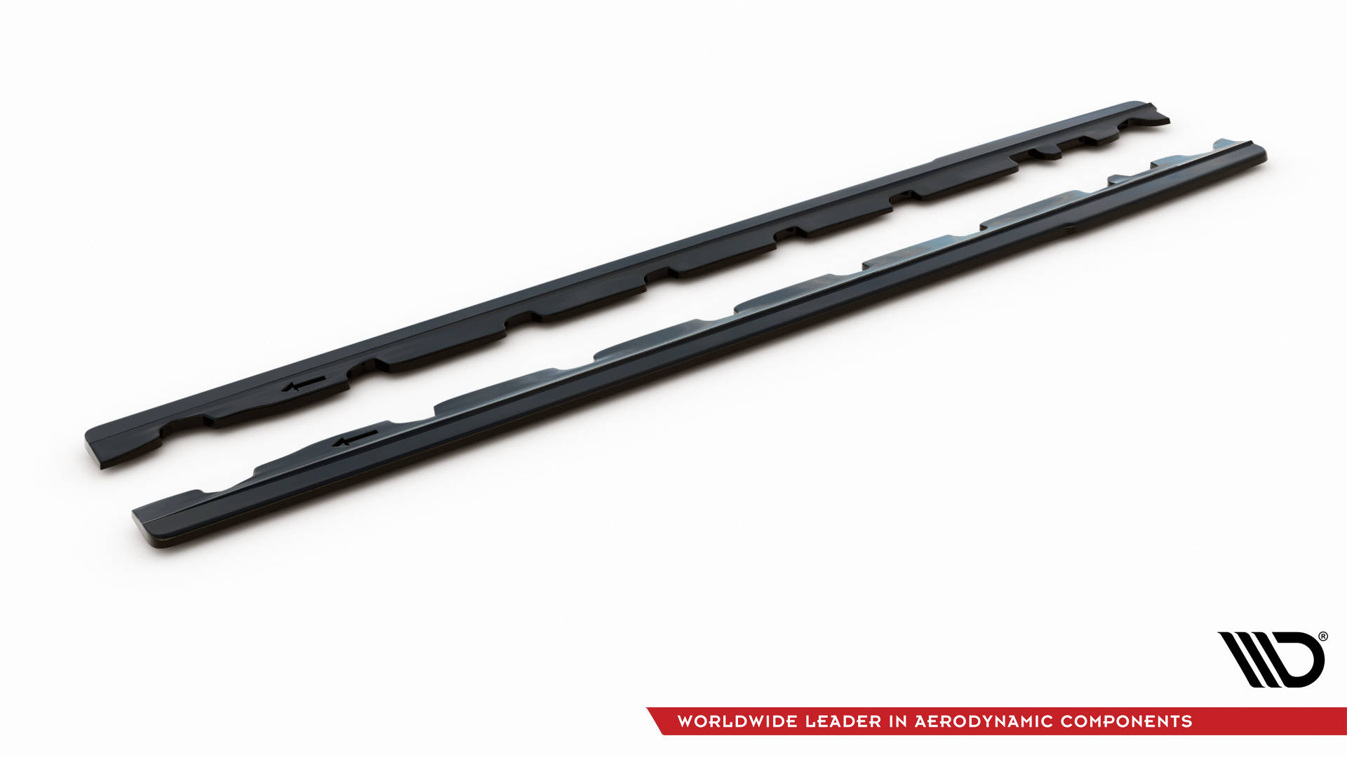 Street+ Seitenschweller Leisten passend für Ford Mustang Mk5 FL schwarz Hochglanz