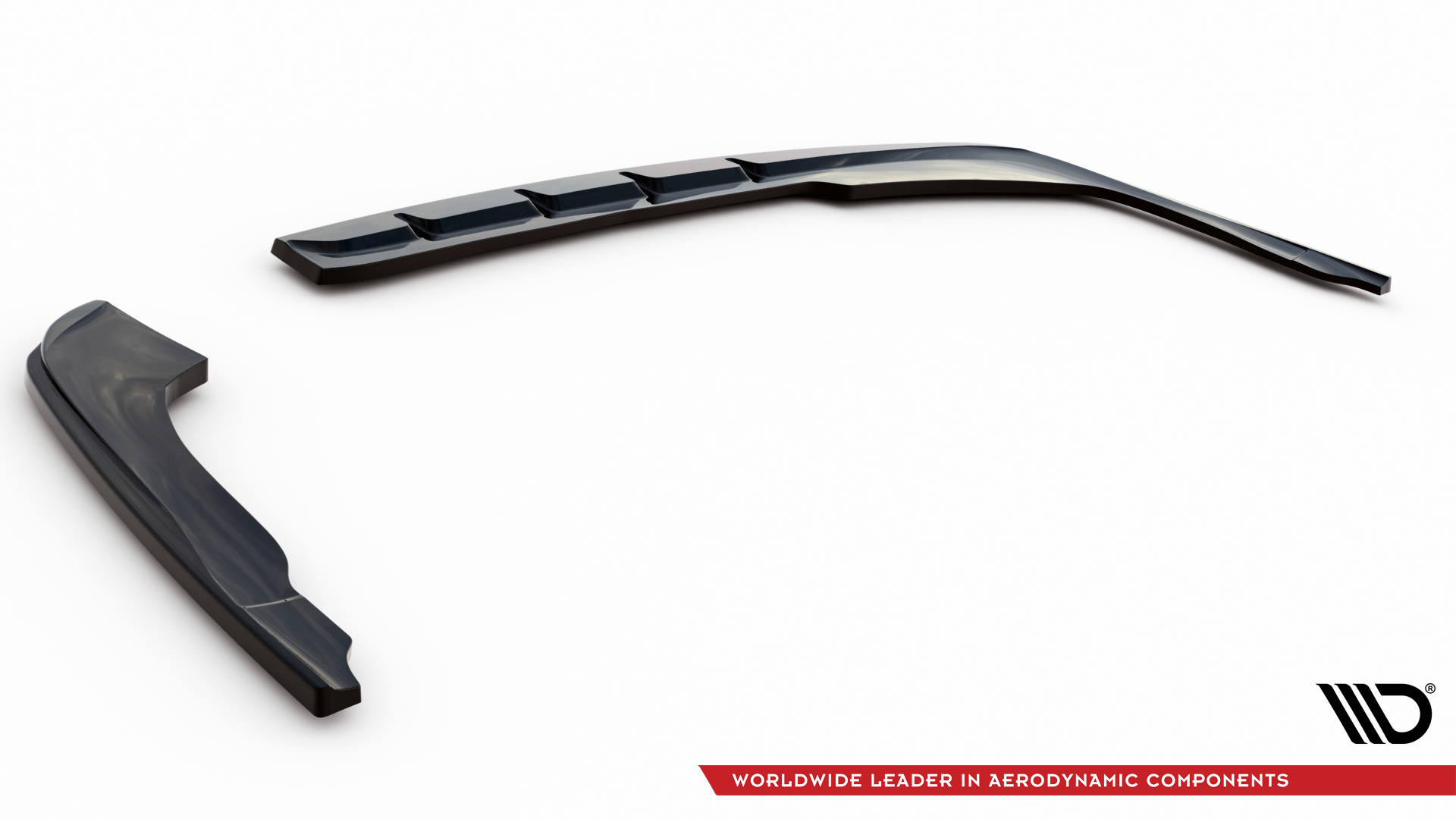 Street+ Heck Ansatz Flaps V.1 passend für Kia Optima Mk4 FL schwarz Hochglanz