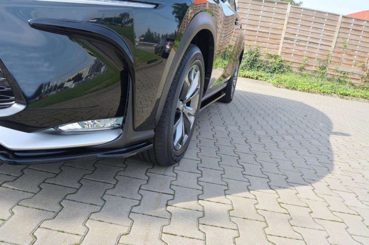 Nebelleuchten Abdeckung für Lexus NX Mk1 schwarz Hochglanz