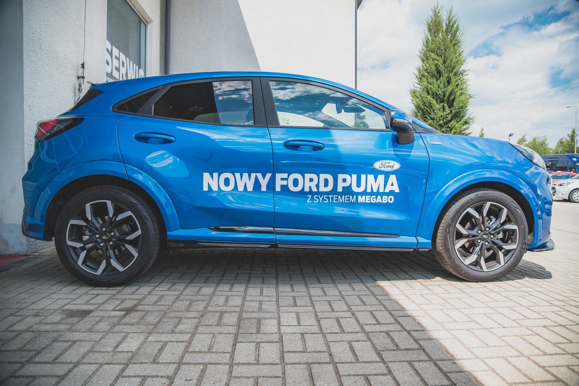 Seitenschweller Ansatz für Ford Puma ST-Line Carbon Look