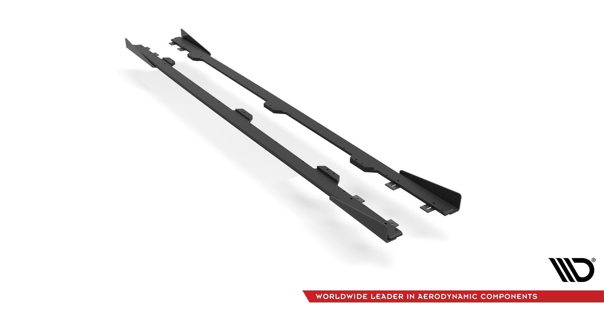 Street Pro Seitenschweller Leisten + Flaps passend für BMW 4er M-Paket / M440i G22 / G23 / G22 FL / G23 FL schwarz Hochglanz