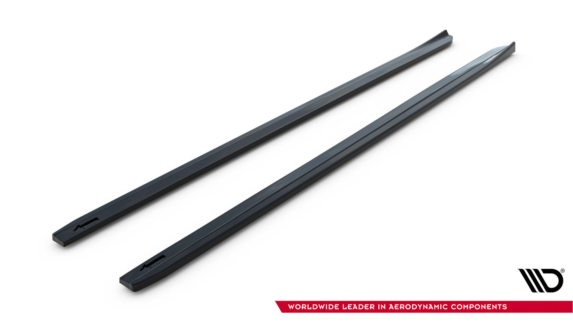 Seitenschweller Ansatz für V.4 VW Golf R / R-Line Mk7 Facelift schwarz Hochglanz