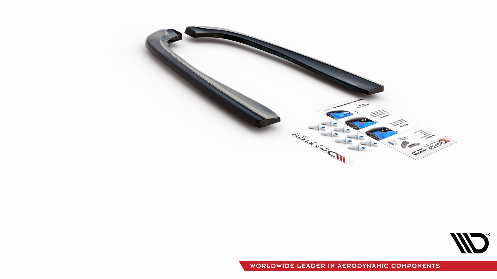 Street+ Heck Ansatz Flaps passend für BMW M5 / 5 M-Paket E39 schwarz Hochglanz