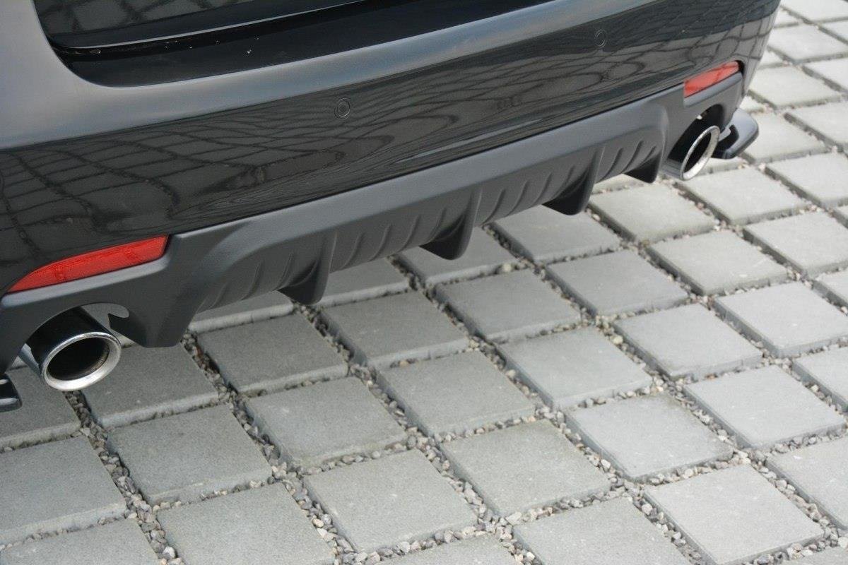Heckansatz Diffusor passend für Saab 9-3 Aero Mk2 FL schwarz Hochglanz
