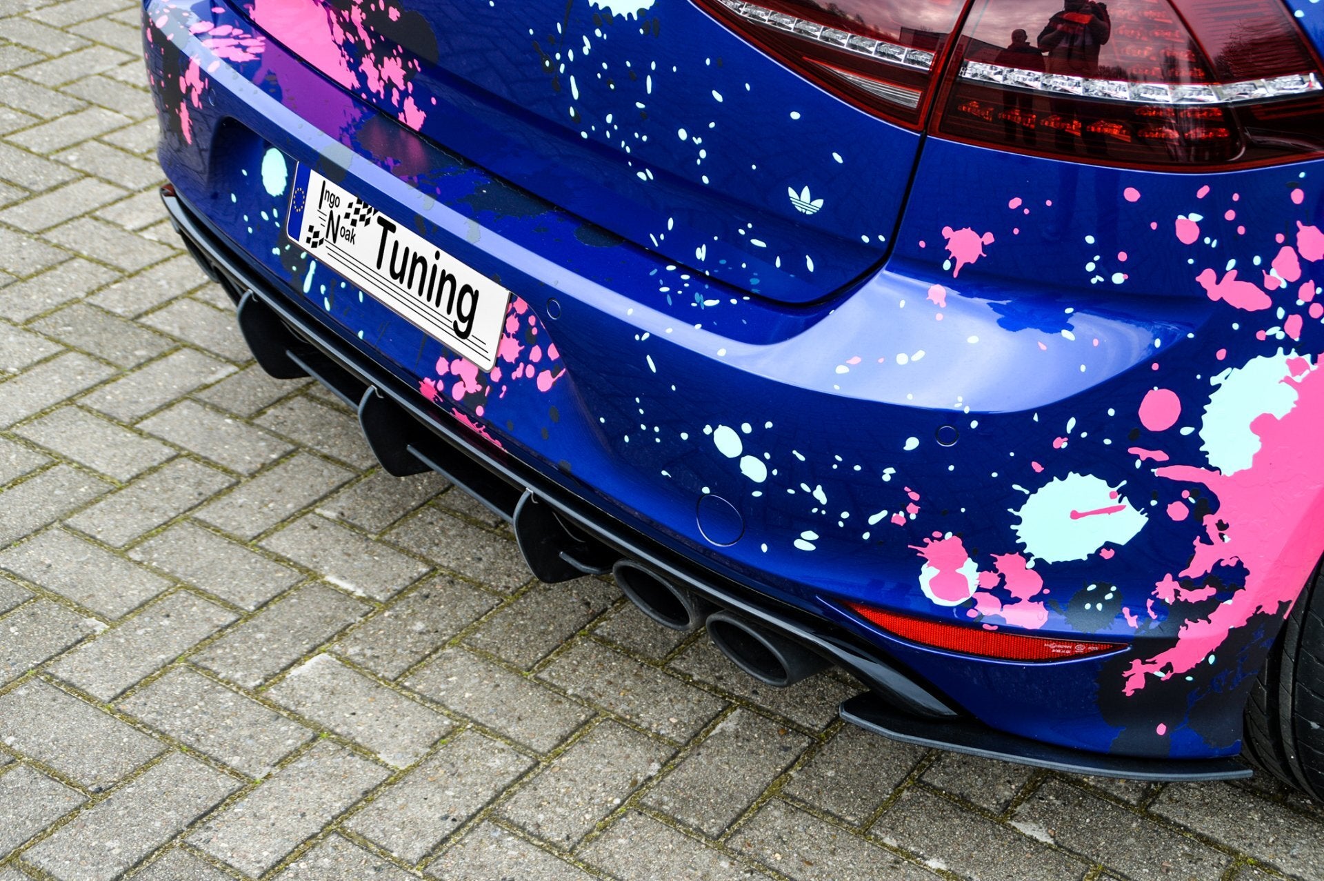 Bodykit für VW Golf 7 R VFL (Schwarz Matt)