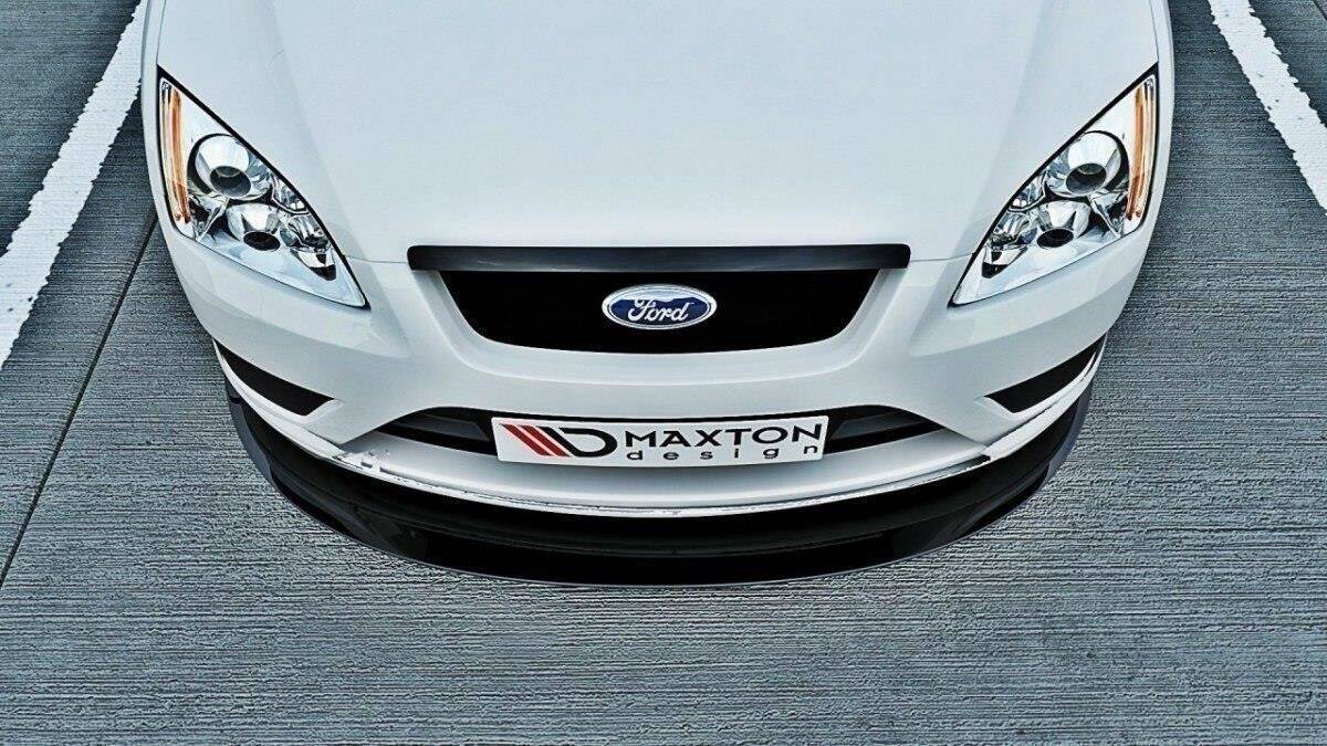 Kühlergrill Blende passend für Ford Focus Mk2 schwarz Hochglanz