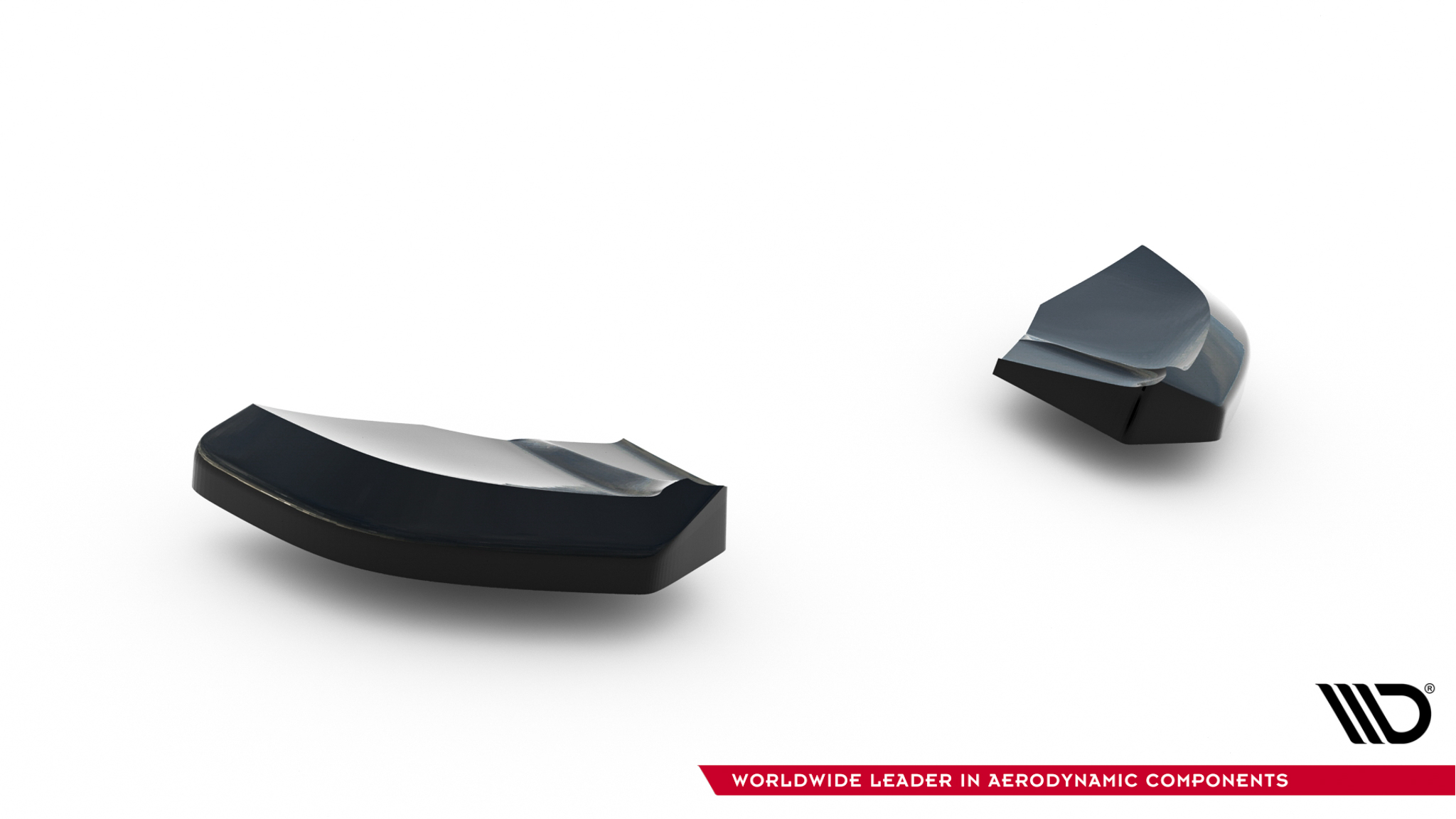 Diffusor Flaps V.2 passend für ABARTH 500 Mk1 schwarz Hochglanz
