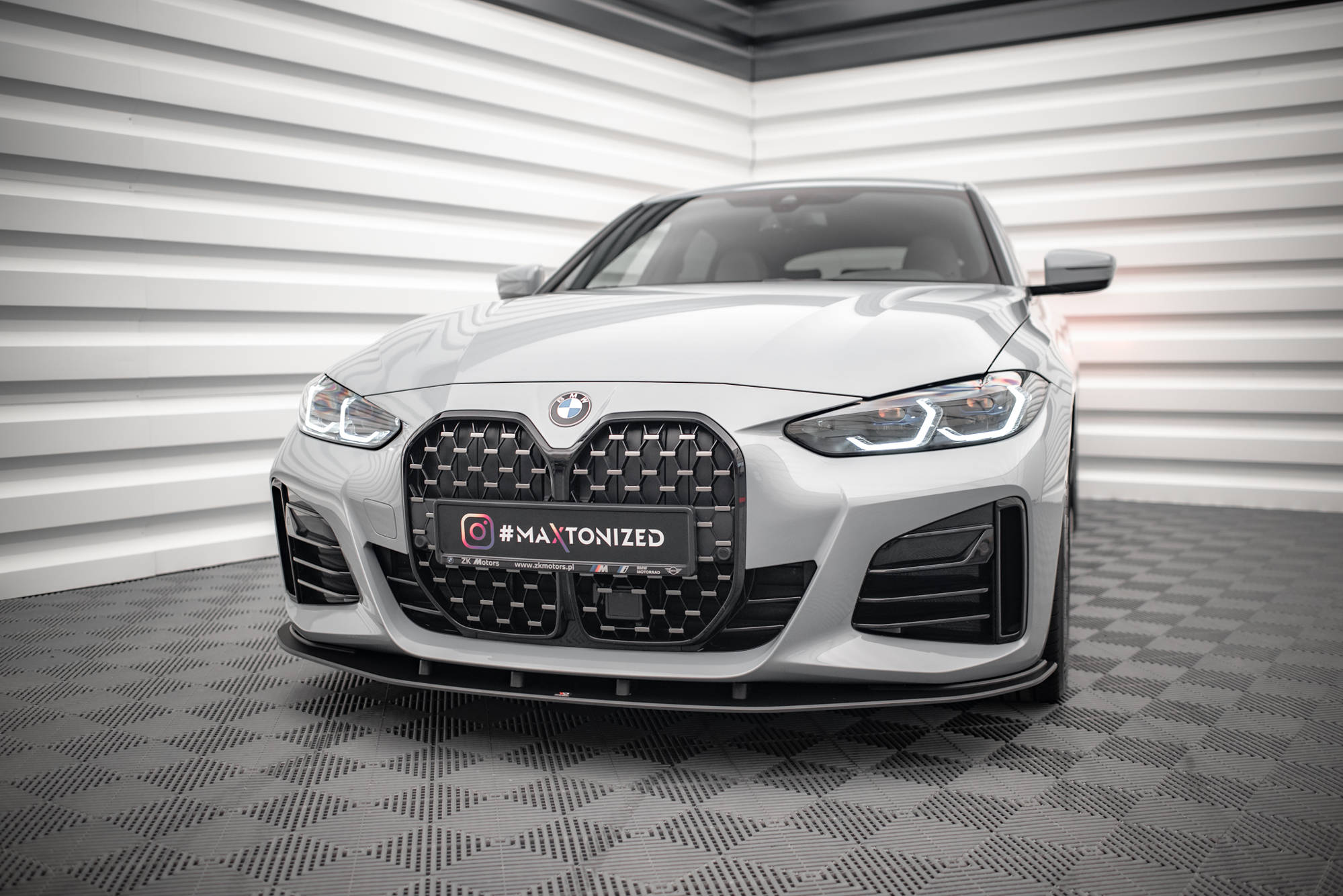 Street Pro Spoilerlippe Front Ansatz passend für BMW 4er Gran Coupe M-Paket G26