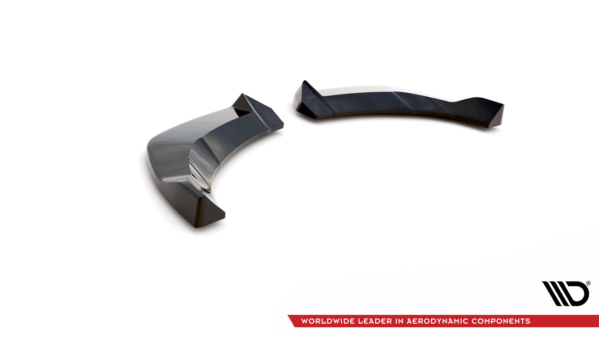 Street+ Heck Ansatz Flaps passend für Seat Ateca Mk1 schwarz Hochglanz