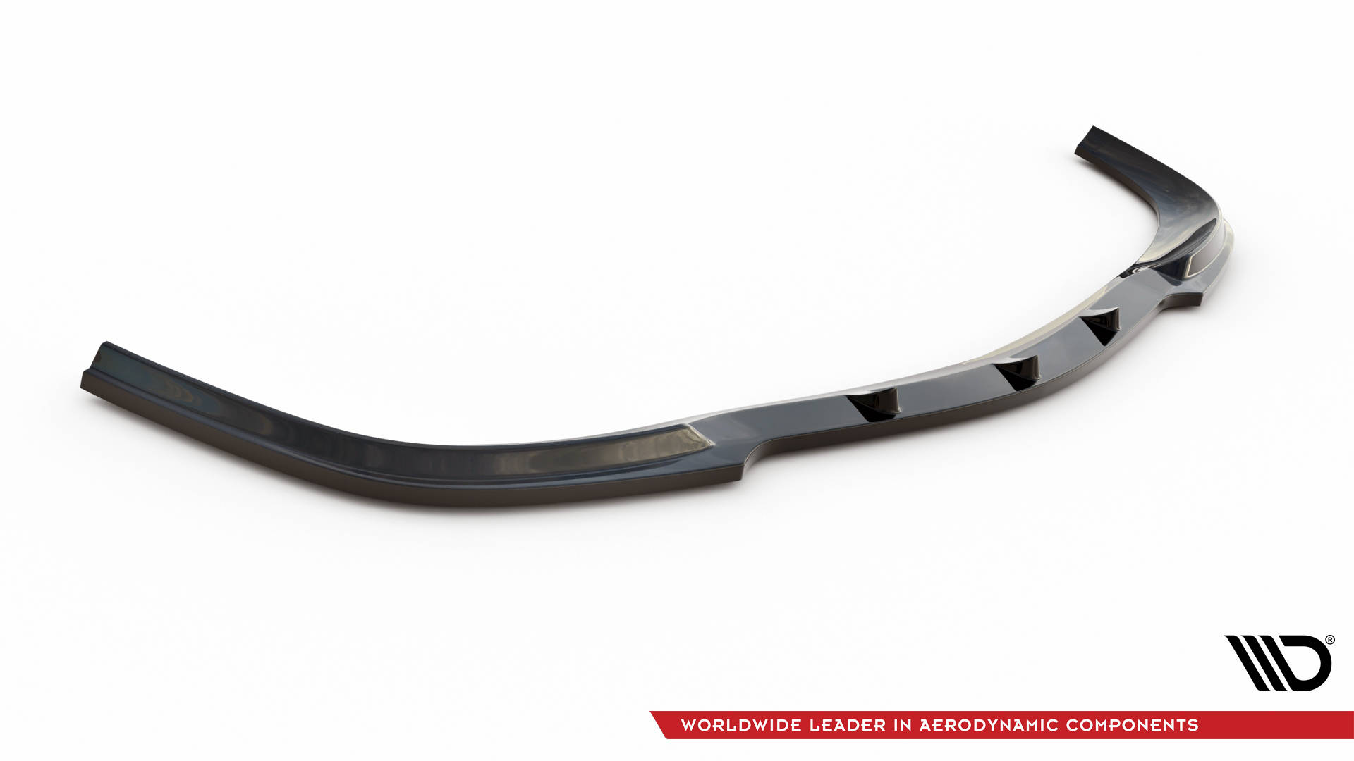 Street+ Spoilerlippe Front Ansatz V.1 passend für Mercedes CLK W 209 passend für Standard Stoßstange schwarz Hochglanz