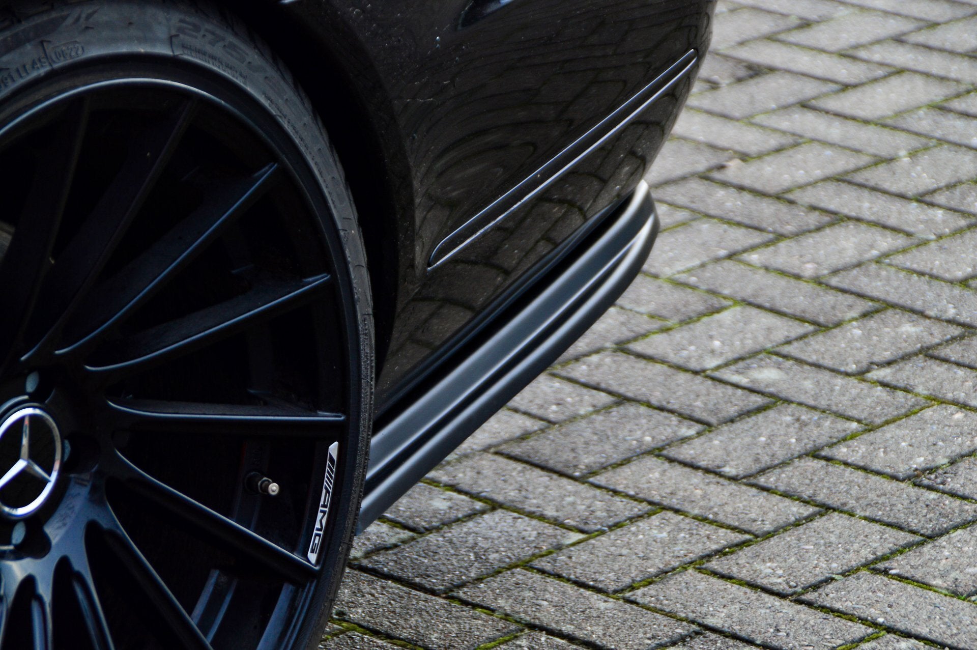 Bodykit für Mercedes S-Klasse V221 Langversion (Schwarz Matt)