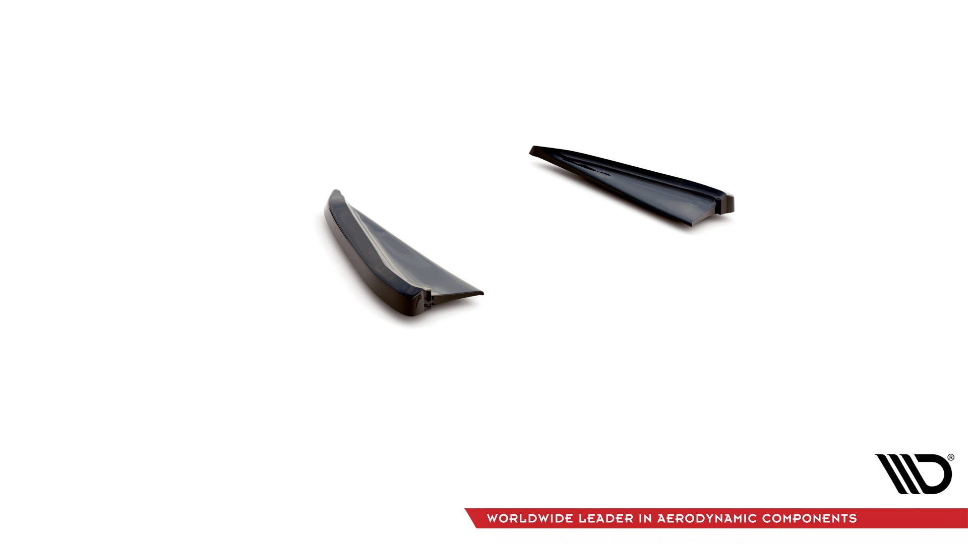 Diffusor Flaps V.2 passend für Tesla Model 3 schwarz Hochglanz