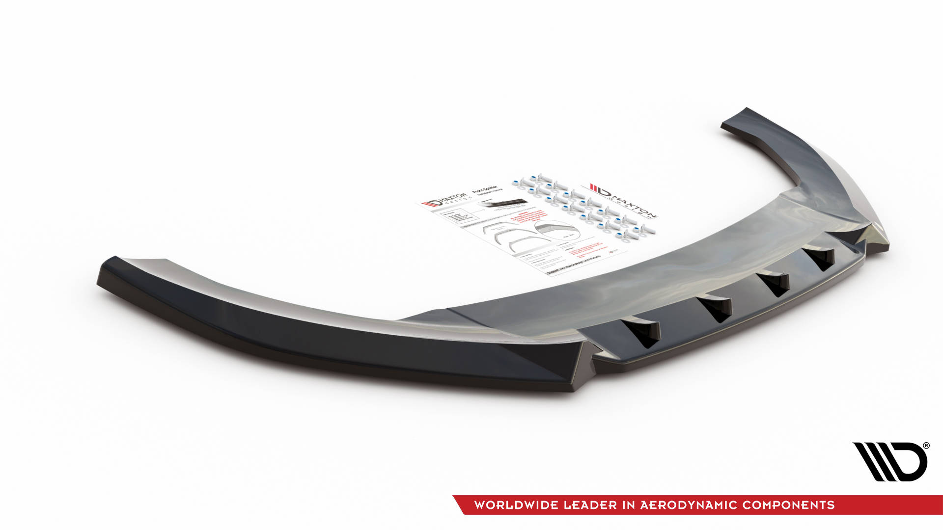 Frontlippe V.1 passend für CUPRA Leon Mk1 schwarz Hochglanz