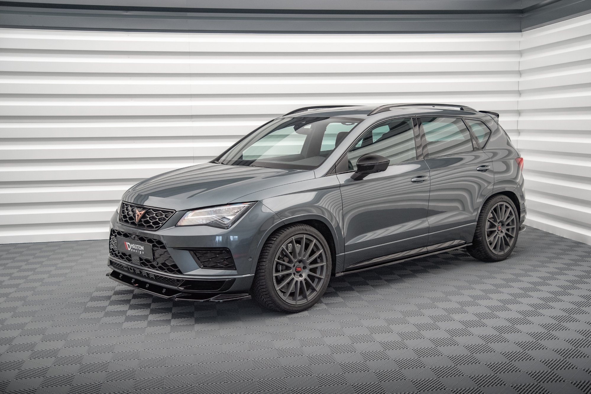 Seitenschweller Ansatz Paar passend für CUPRA Ateca Mk1 / Mk1 FL schwarz Hochglanz