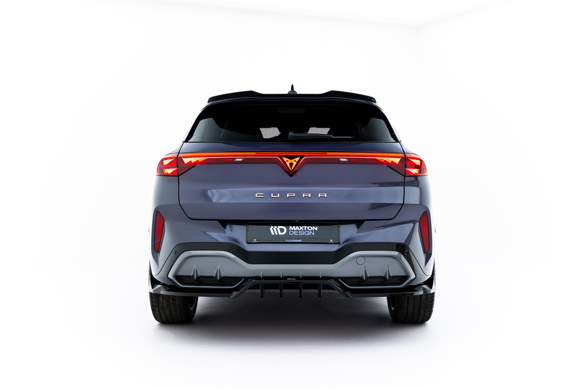 Diffusor Heckansatz V.1 passend für CUPRA Terramar Mk1 schwarz Hochglanz