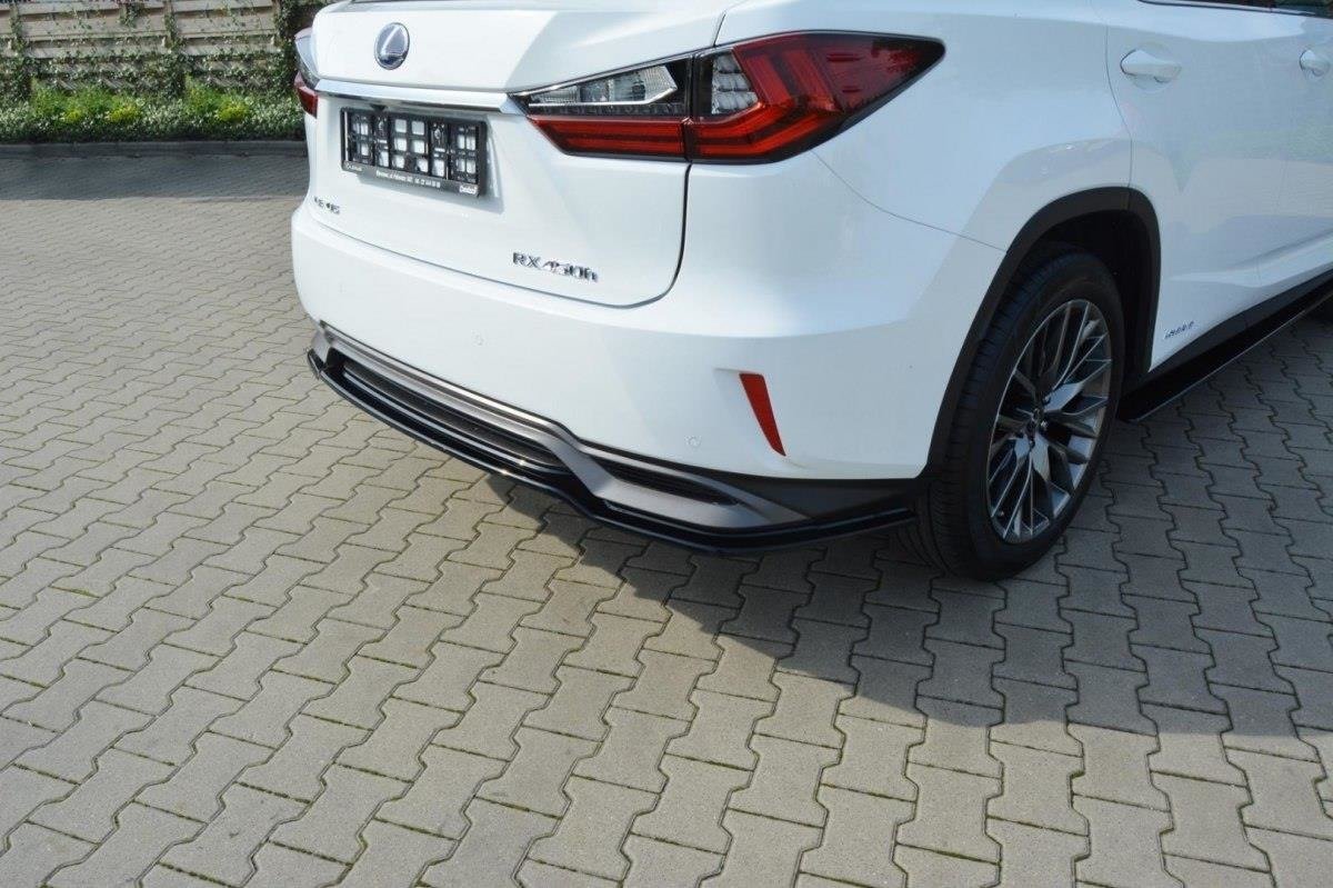 Heckansatz Lexus RX Mk4 H schwarz Hochglanz