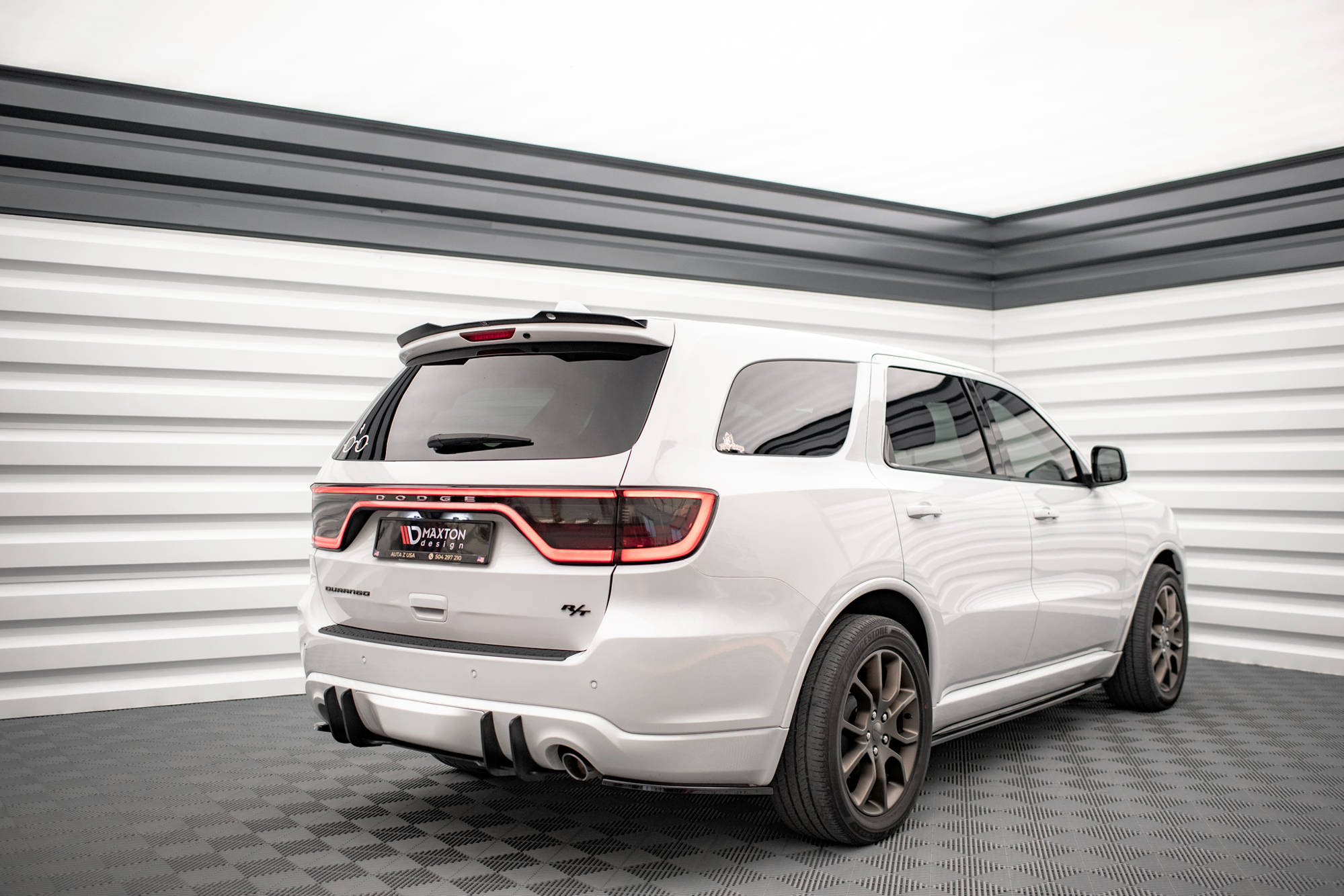 Street Pro Heckschürze Heck Ansatz Diffusor V.1 passend für Dodge Durango RT Mk3