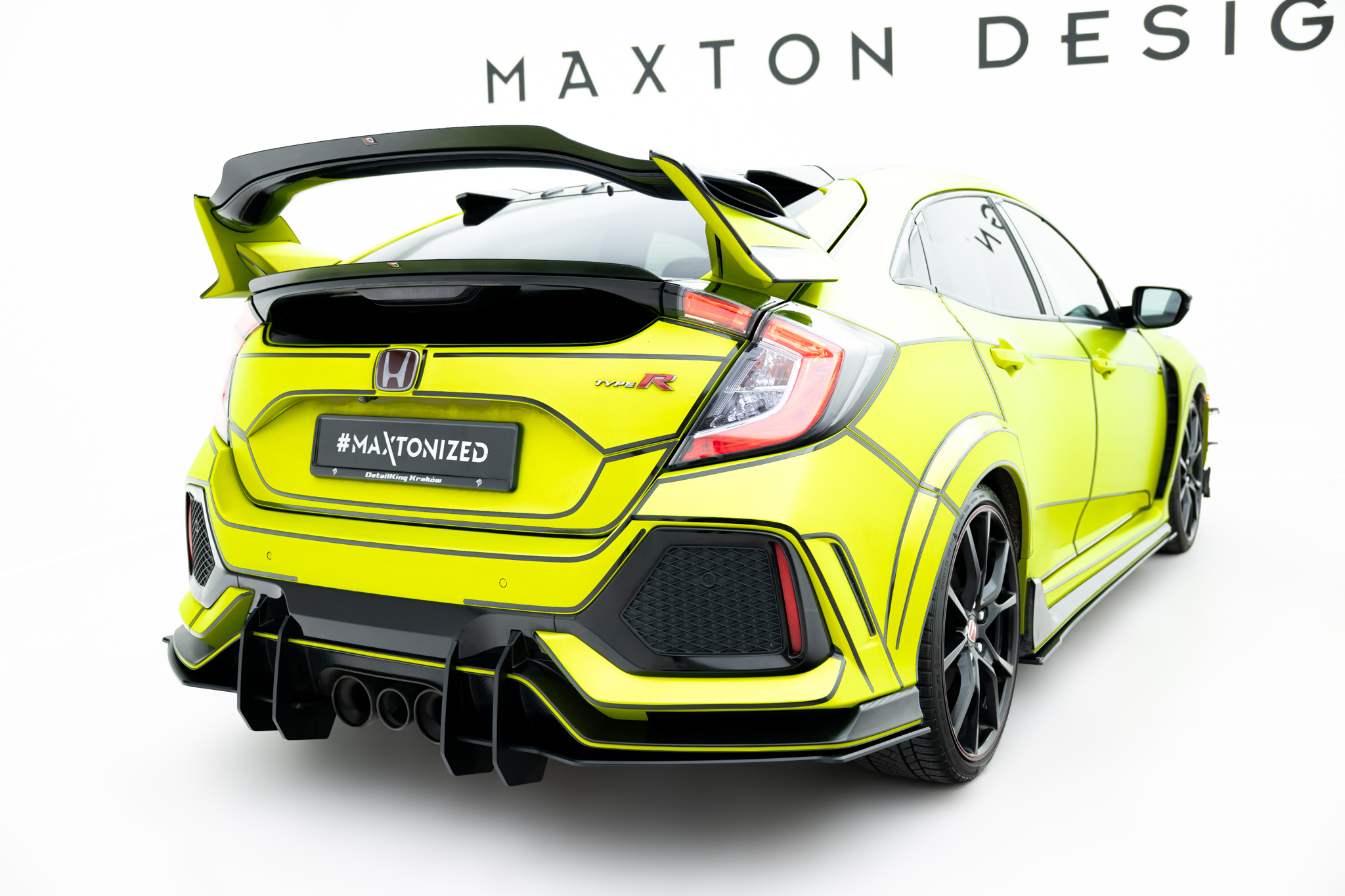 Street Pro Heck Ansatz Diffusor V.2 passend für Honda Civic Type-R Mk10 / Mk10 FL