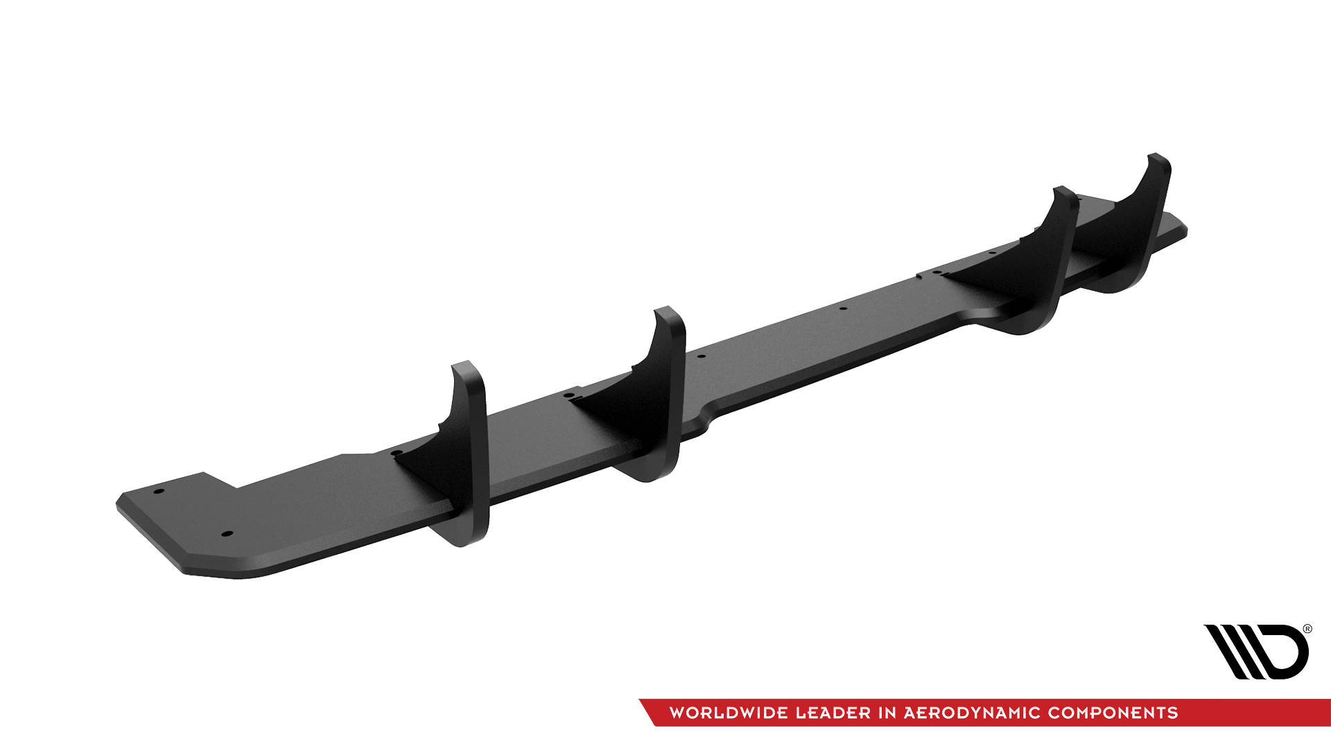 Street Pro Heckschürze Heck Ansatz Diffusor passend für Ford Kuga ST-Line Mk3 schwarz-rot