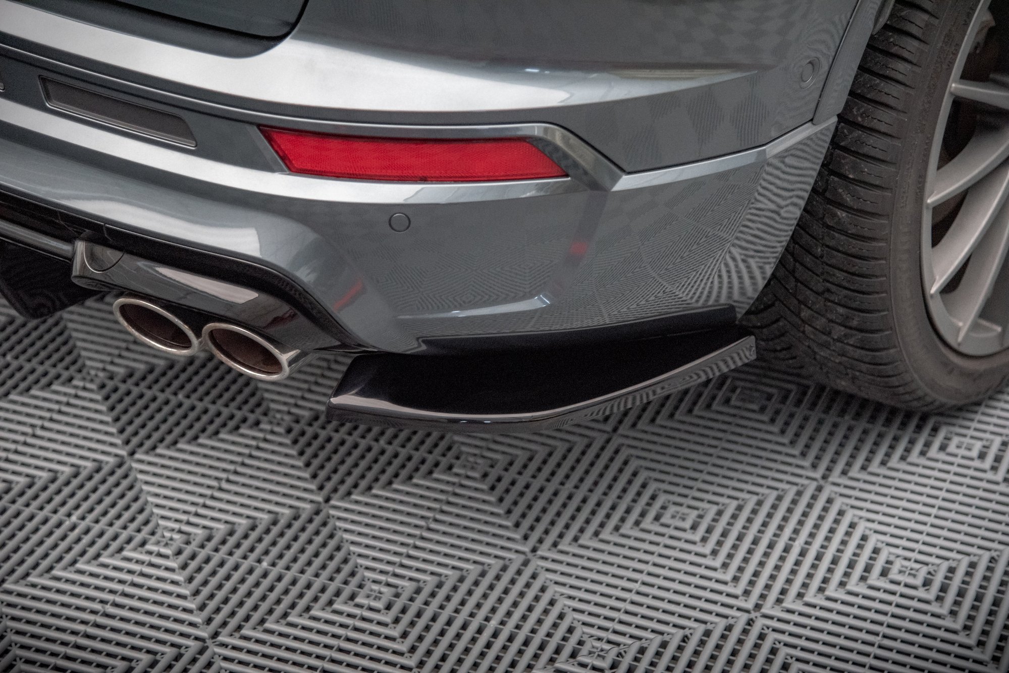 Diffusor Flaps passend für CUPRA Ateca Mk1 / Mk1 FL schwarz Hochglanz