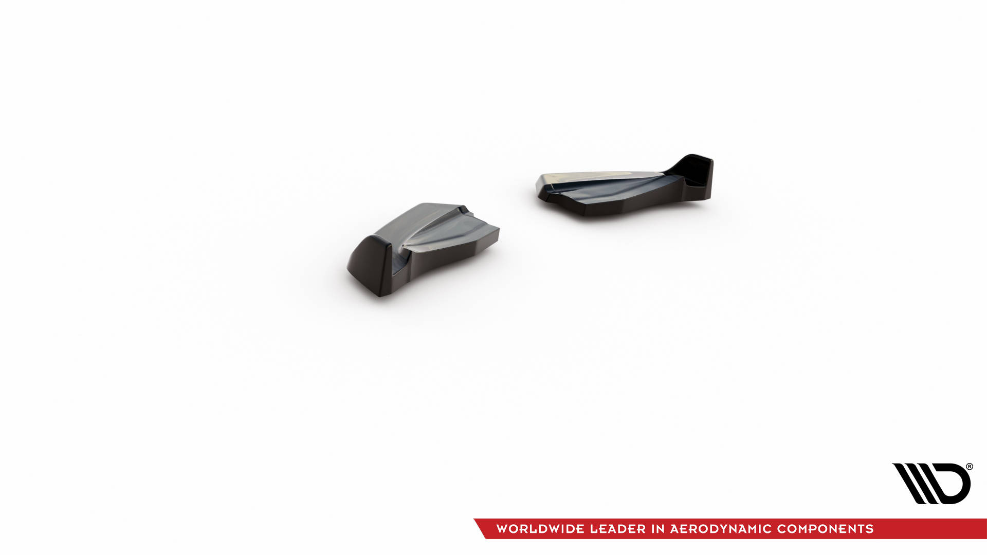 Street+ Heck Ansatz Flaps V.2 passend für Mini Cooper John Cooper Works R56 schwarz Hochglanz