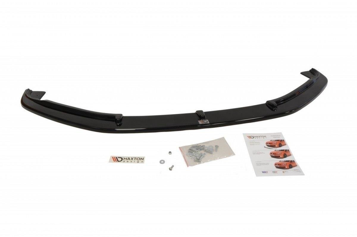 Street+ Spoilerlippe Front Ansatz passend für Jaguar XF X250 FL schwarz Hochglanz