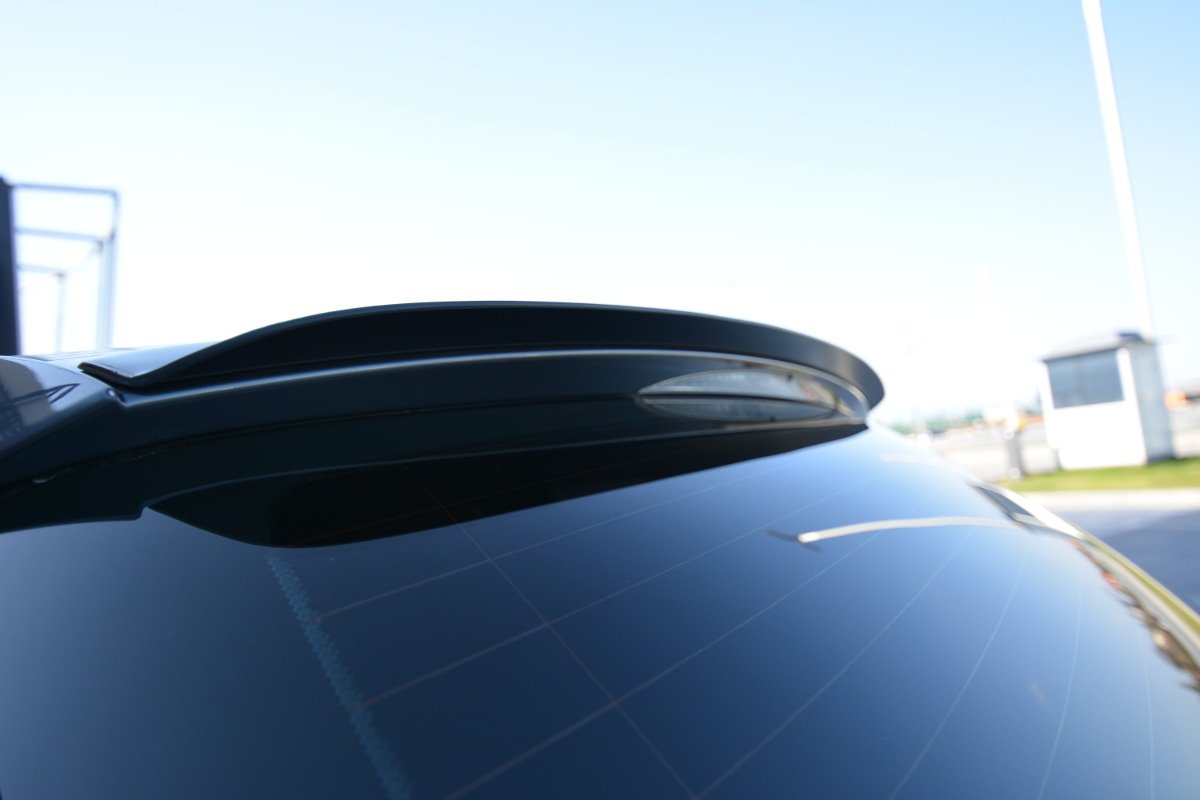 Spoiler CAP für BMW 5er E61 M Paket schwarz Hochglanz