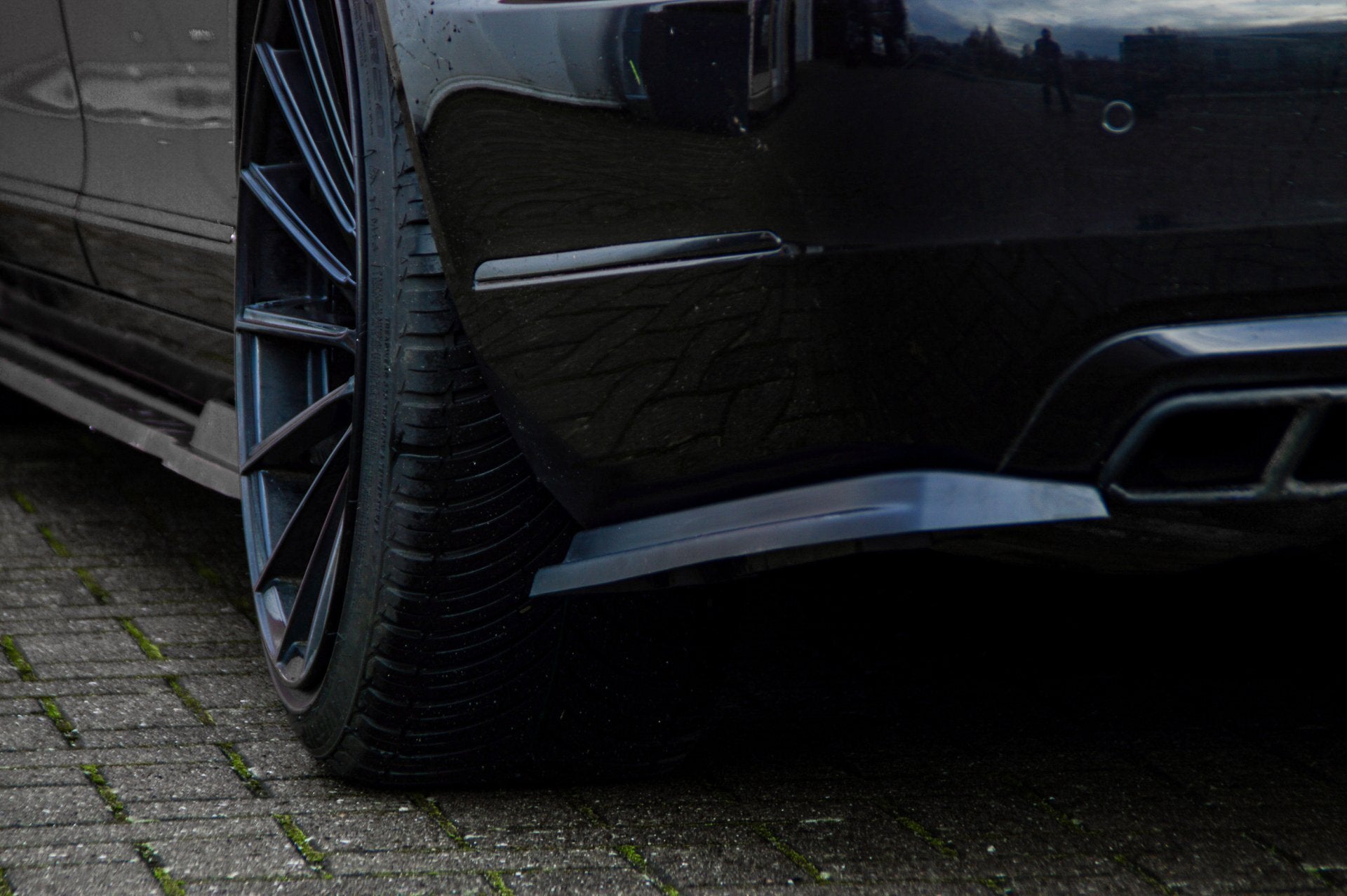 Bodykit für Mercedes S-Klasse V221 Langversion (Schwarz Matt)