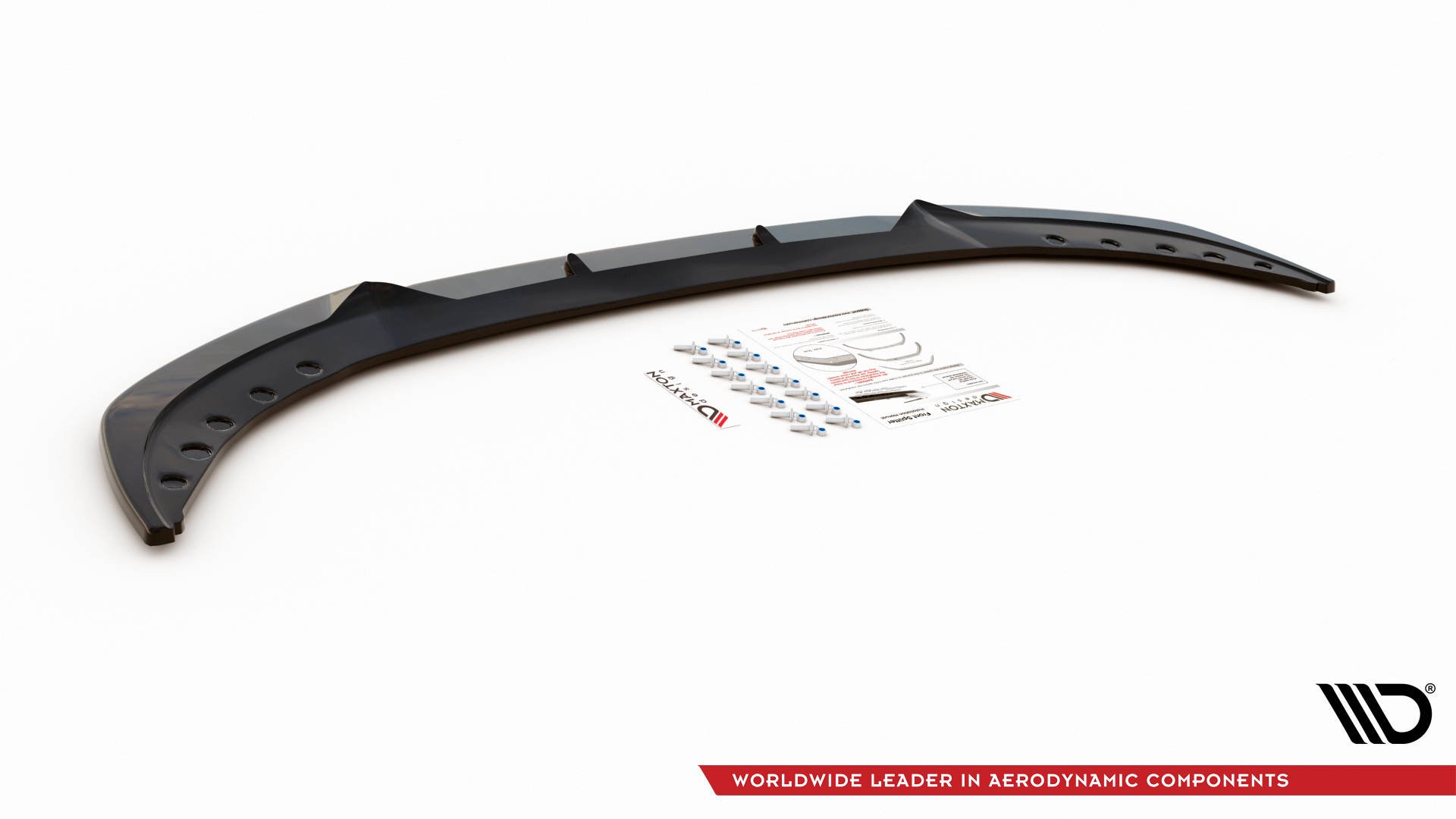 Street+ Spoilerlippe Front Ansatz V.1 passend für BMW 3er G20 / G21 schwarz Hochglanz