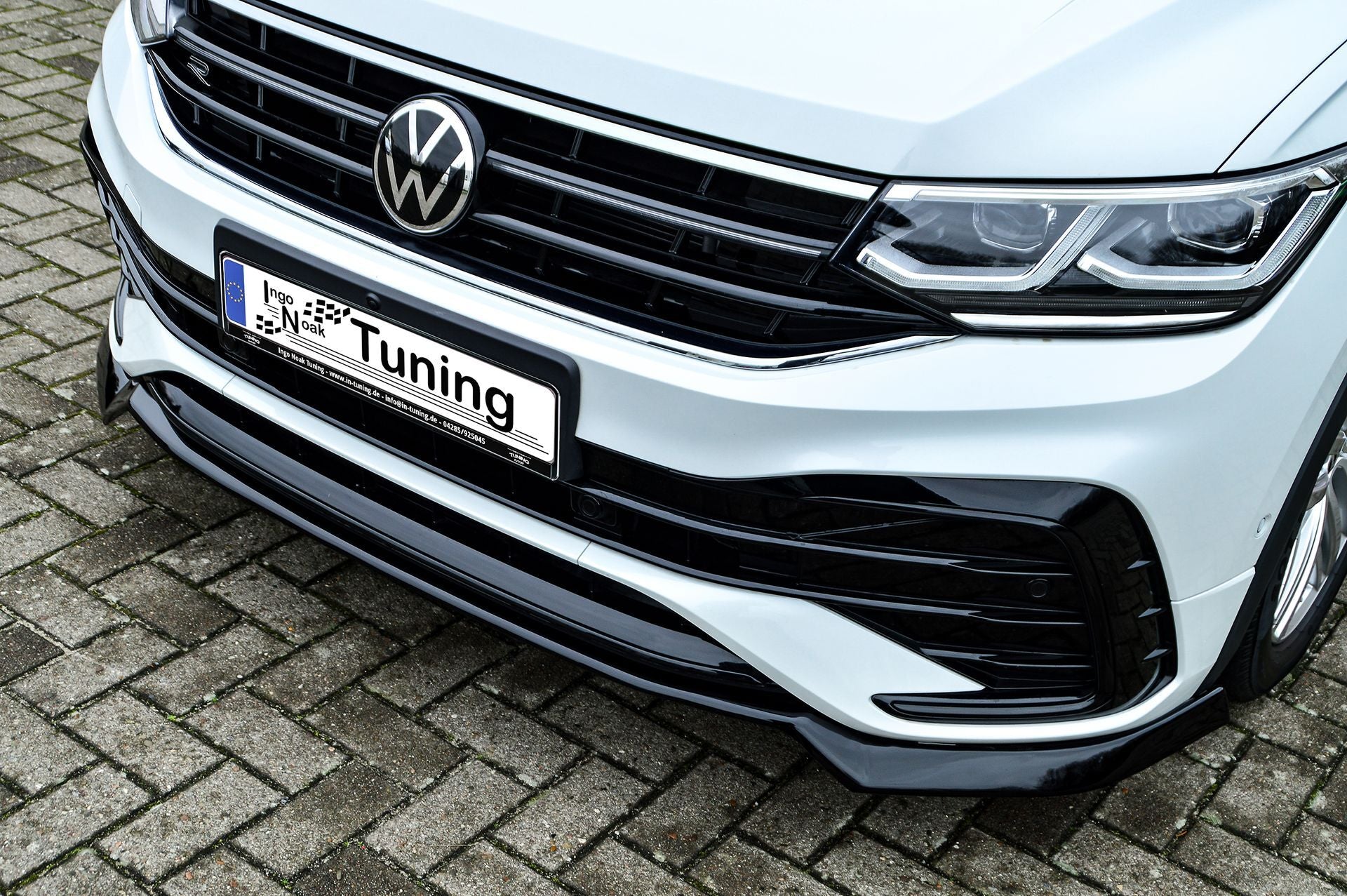 Cuplippe Spoilerschwert aus ABS für VW Tiguan 2 AD1 (Schwarz Matt)