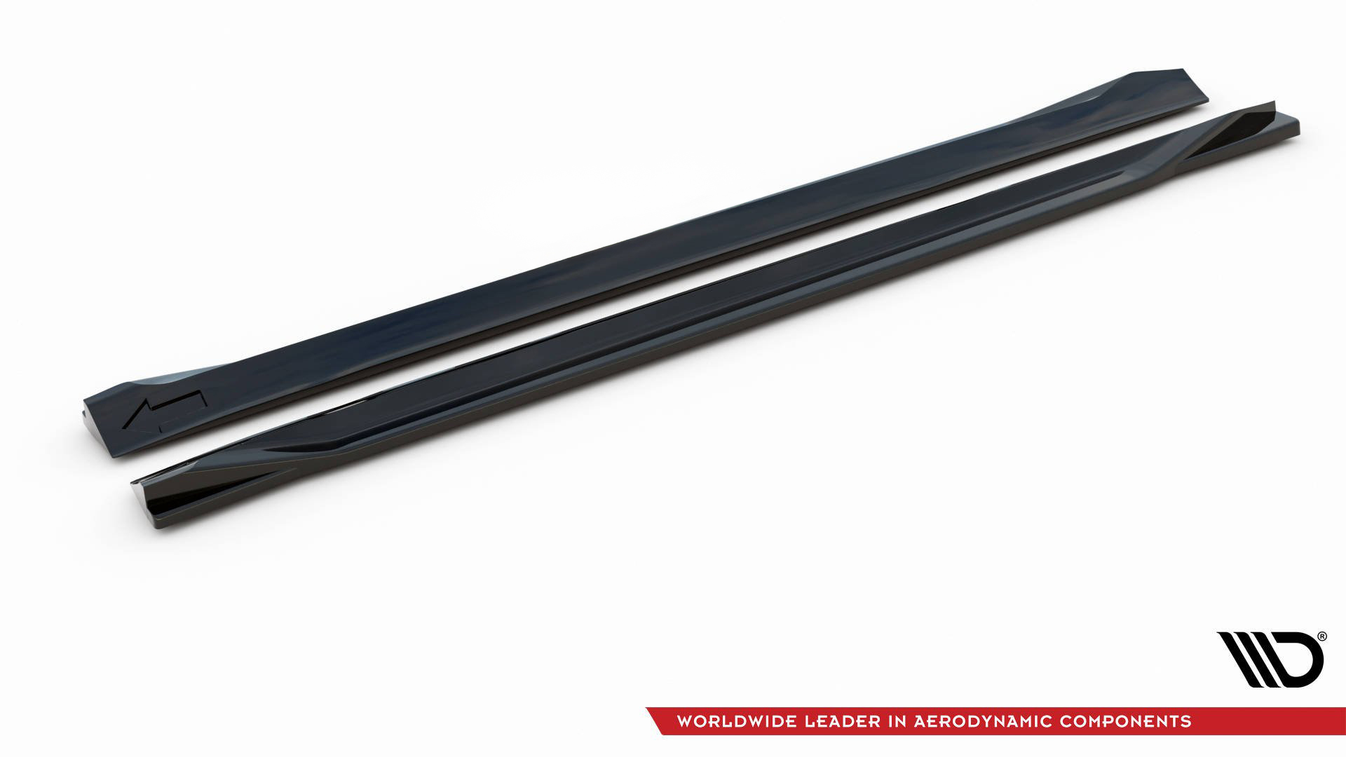 Street+ Seitenschweller Leisten passend für Volvo XC60 Mk2 R-Design schwarz Hochglanz