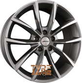 AUTEC ASTANA (AS) Titansilber Poliert Einteilig 21 Zoll