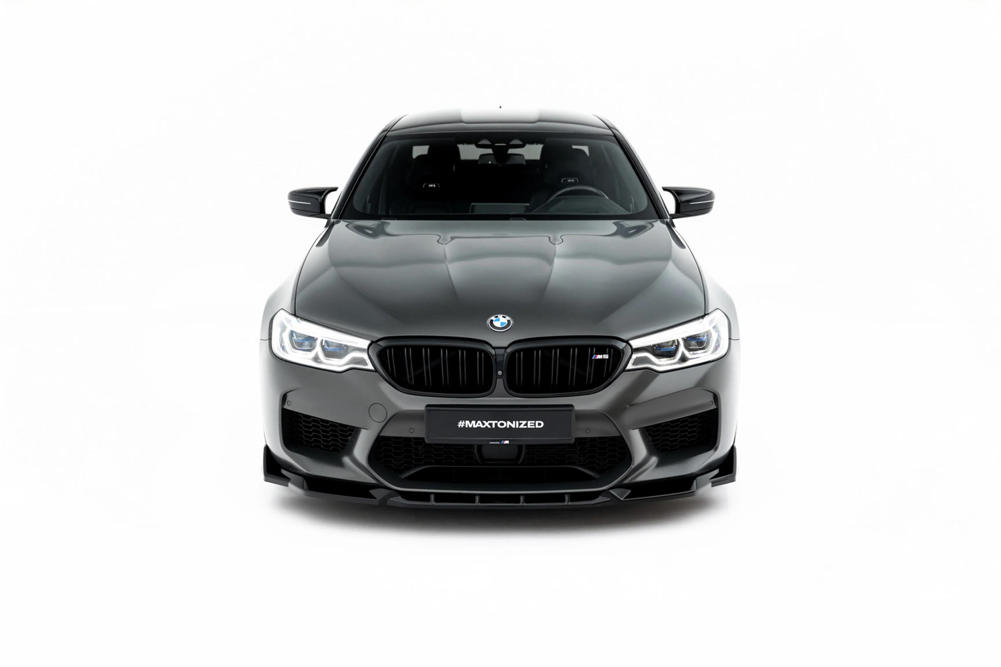 Frontlippe V.3 passend für BMW M5 F90 schwarz Hochglanz