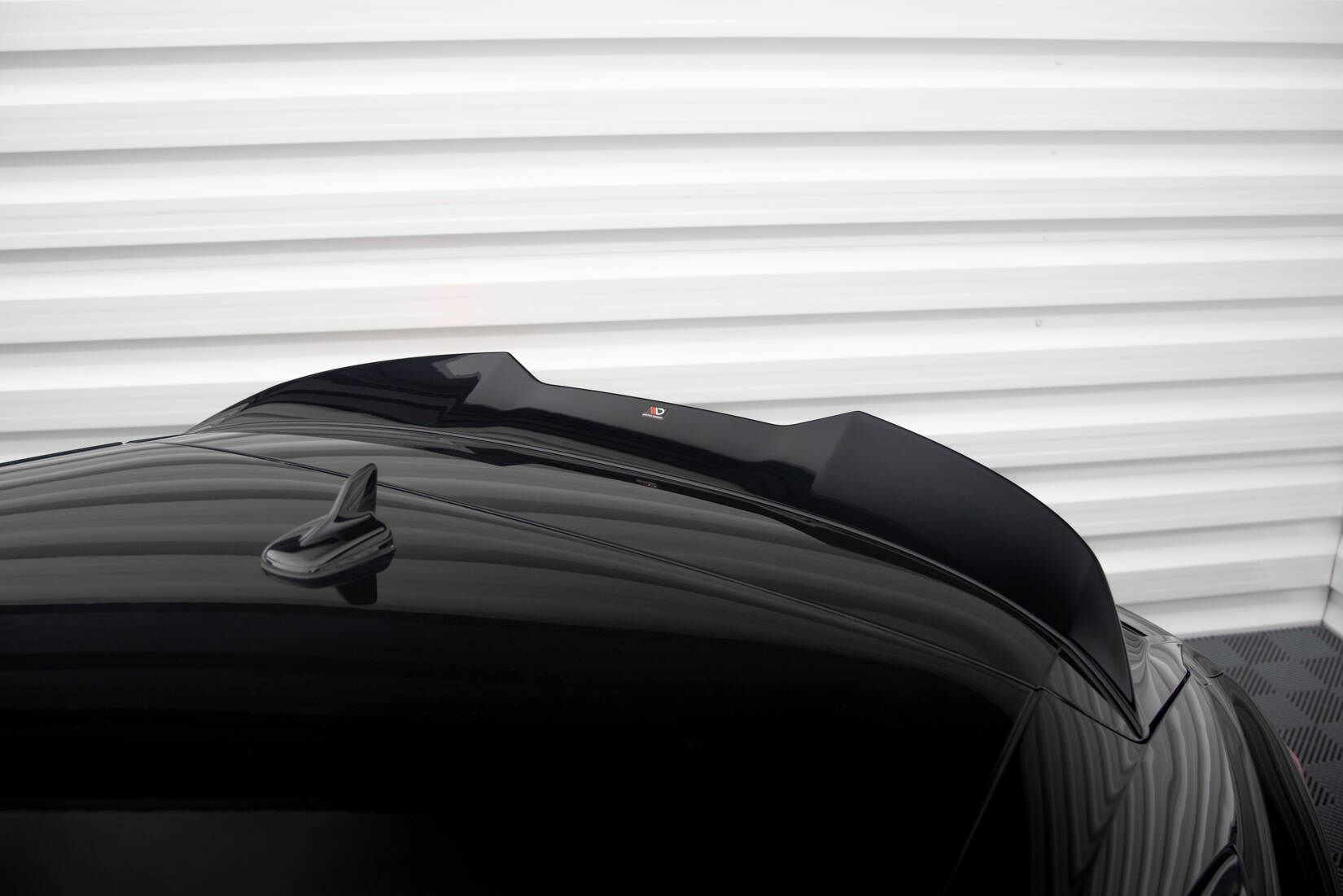 Heck Spoiler Aufsatz Abrisskante 3D passend für Audi Q3 Sportback F3 schwarz Hochglanz