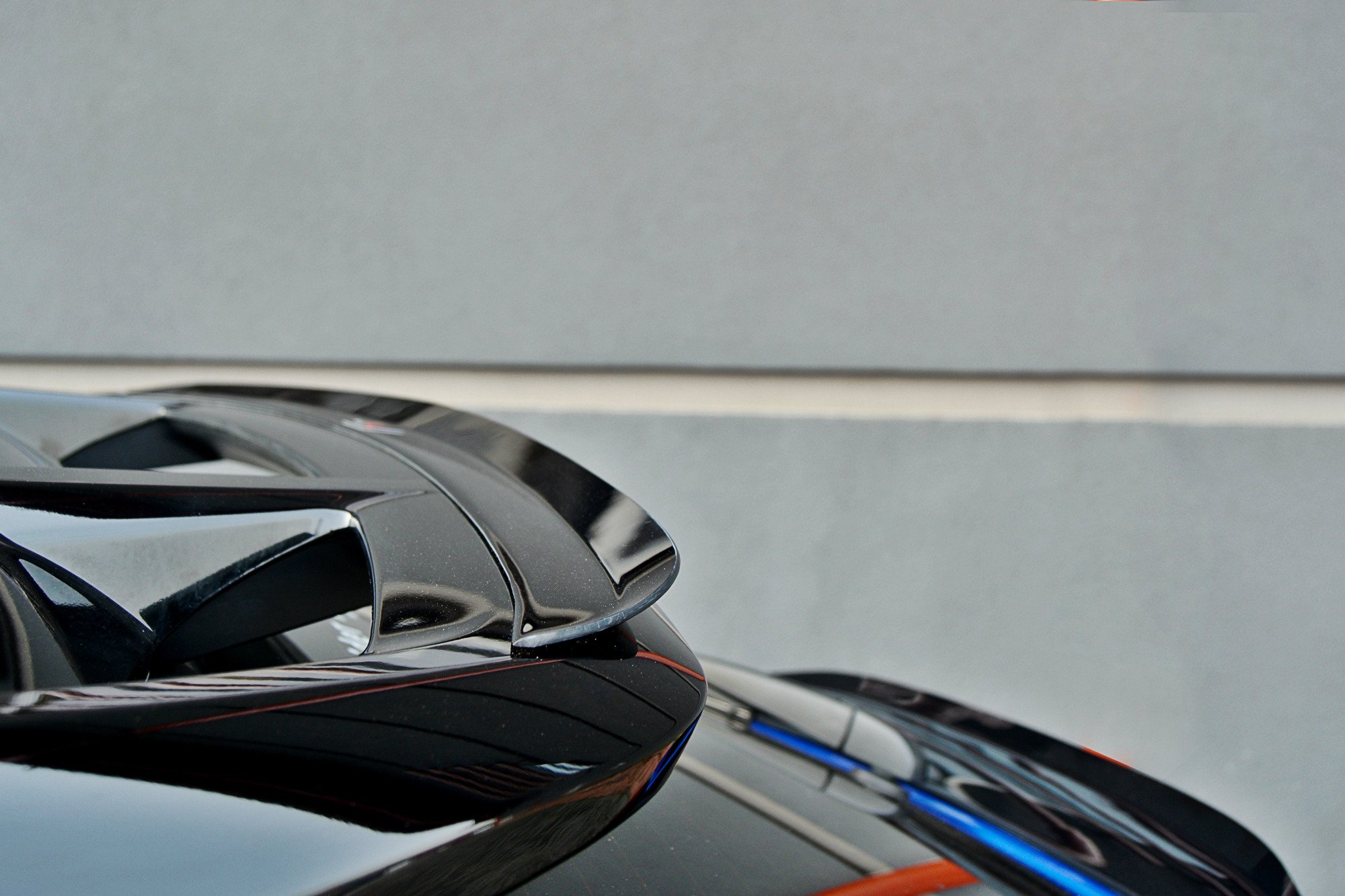 Spoiler CAP V.2 für Toyota C-HR Mk1 schwarz Hochglanz