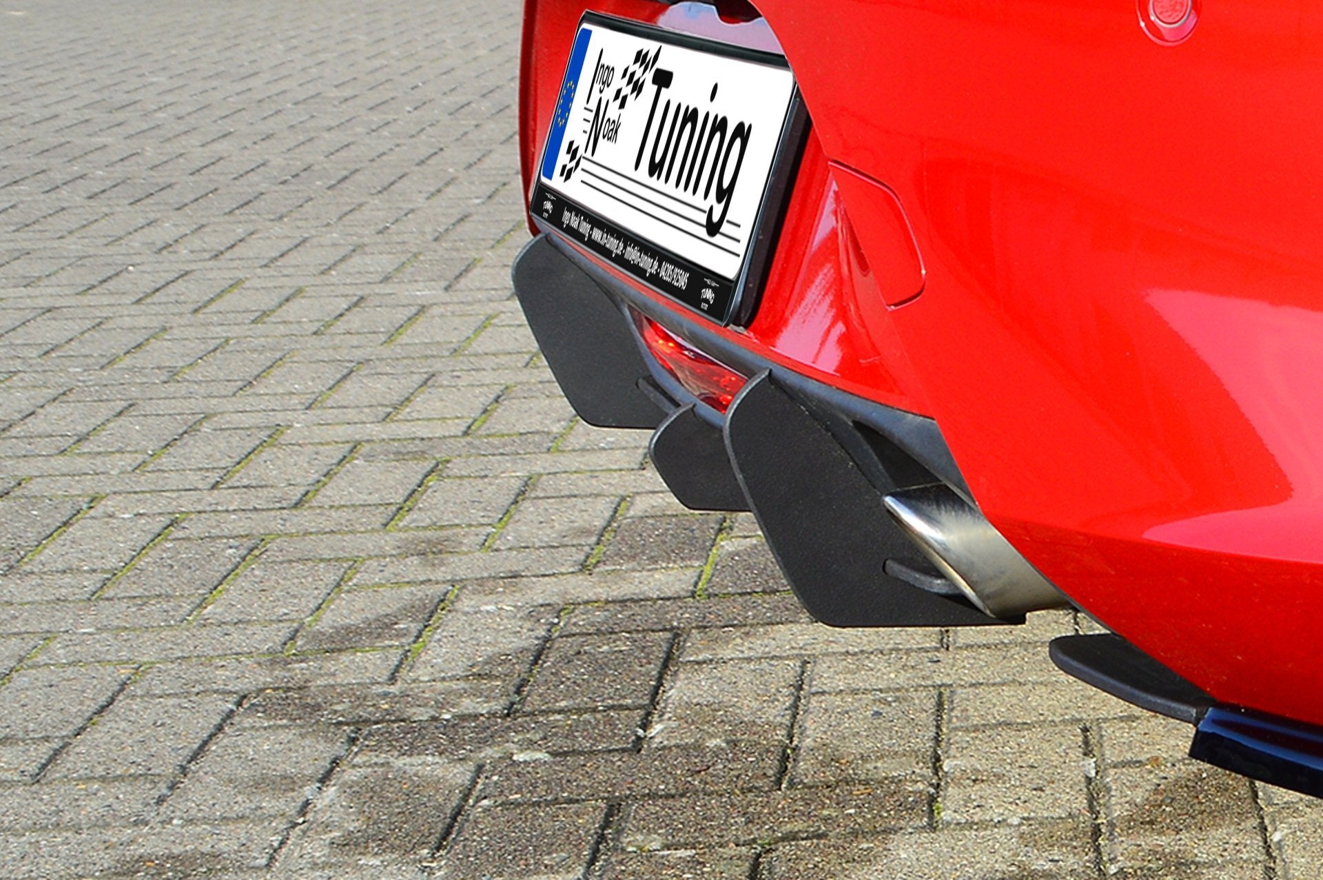 Bodykit für Opel Corsa F GS-Line (Schwarz Matt)