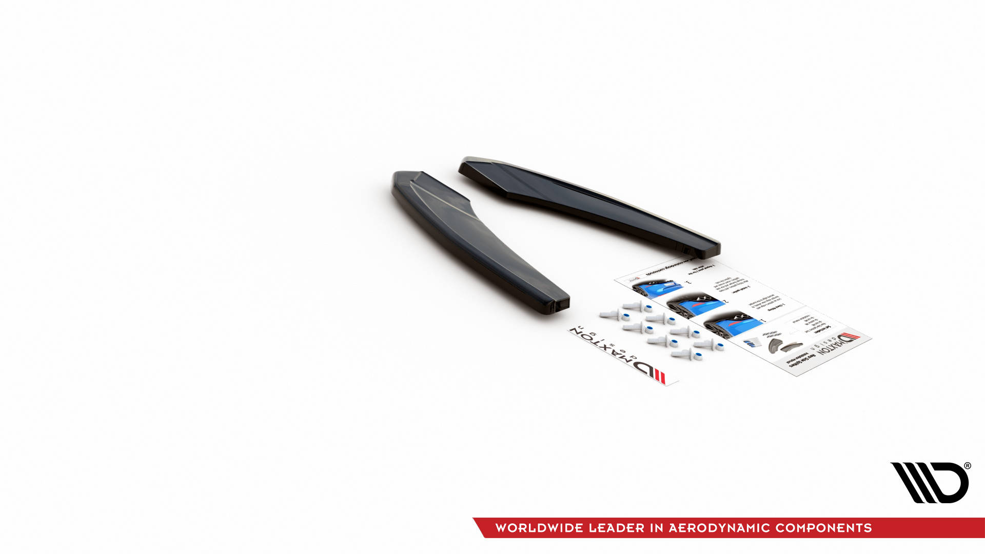 Street+ Heck Ansatz Flaps passend für Audi S3 Limousine 8Y schwarz Hochglanz