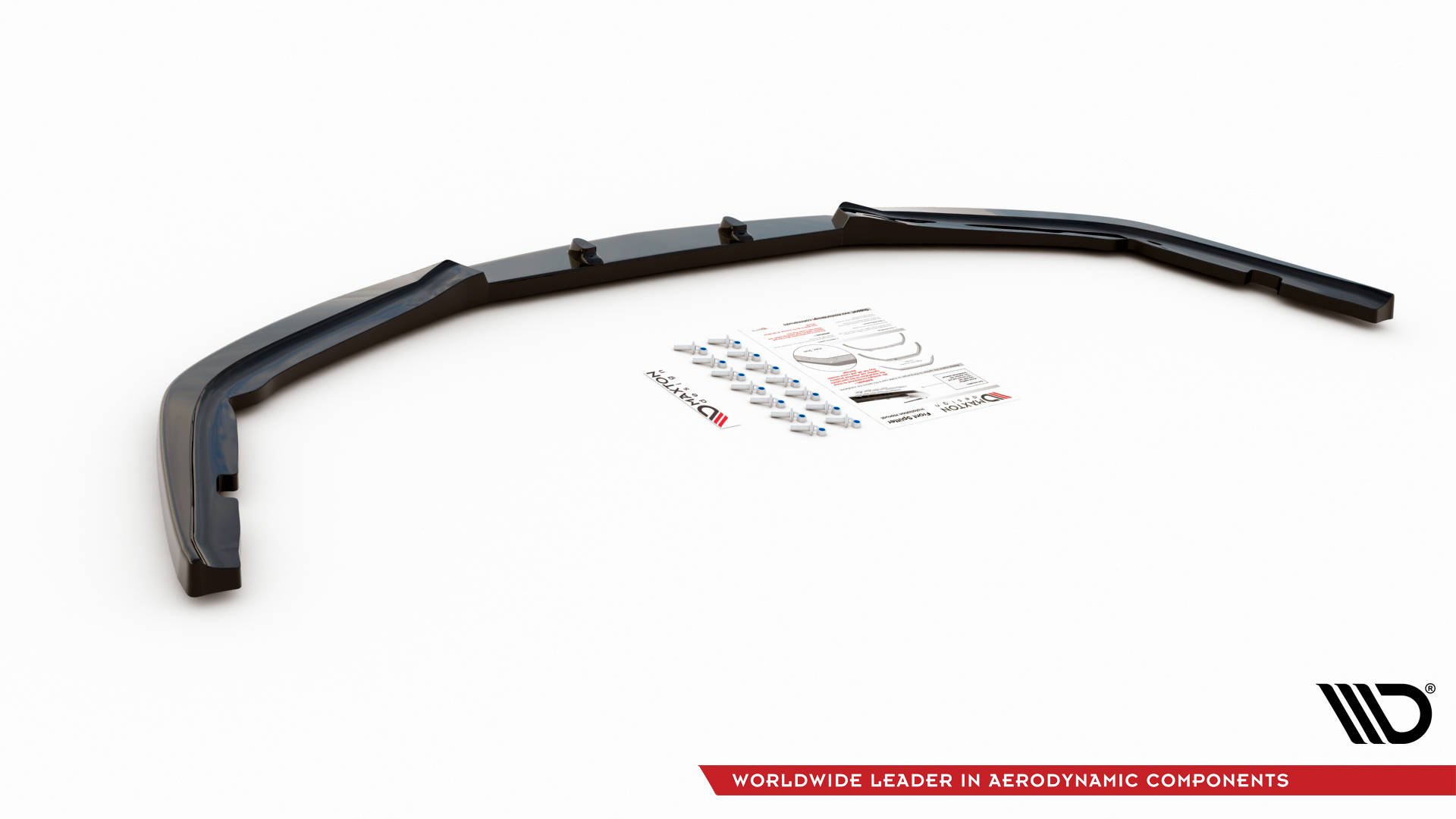 Street+ Spoilerlippe Front Ansatz V.2 passend für Honda Accord Mk7 Type-S schwarz Hochglanz