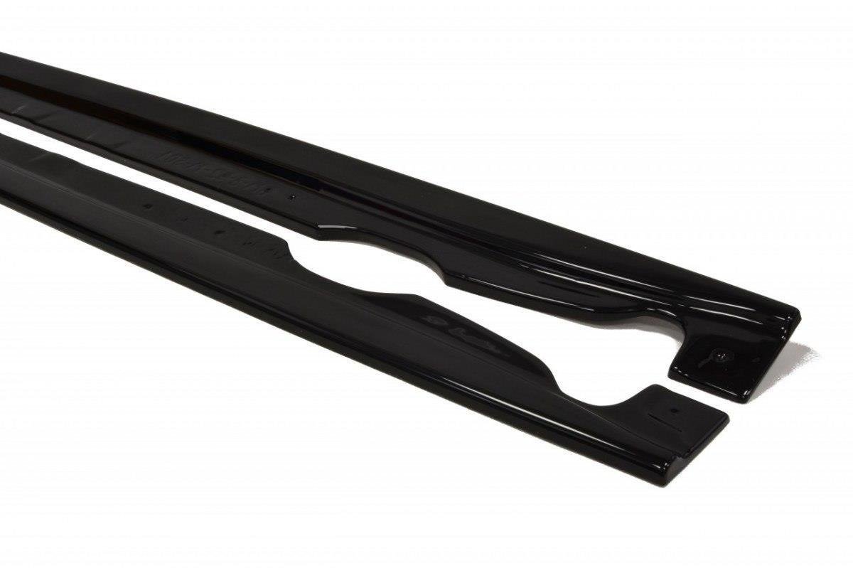 Street+ Seitenschweller Leisten passend für BMW M3 E92 / Cabrio E93 schwarz Hochglanz