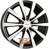 PLATIN P 66 Schwarz Matt Poliert Einteilig 19 Zoll